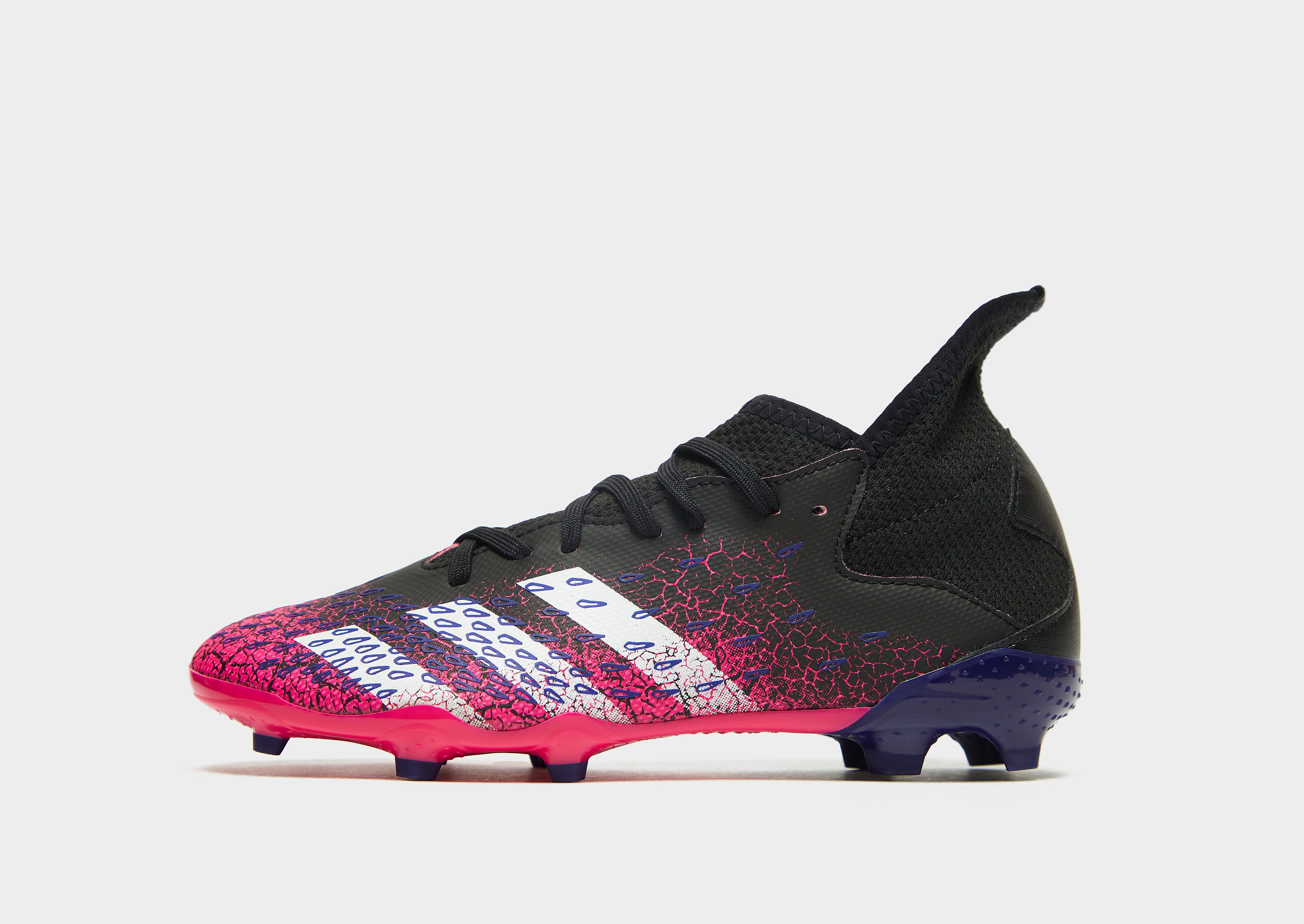 

adidas Predator Freak .3 FG Football Boots Junior - Core Black / Cloud White / Shock Pink/Pink - Kids, Core Black / Cloud White / Shock Pink/Pink