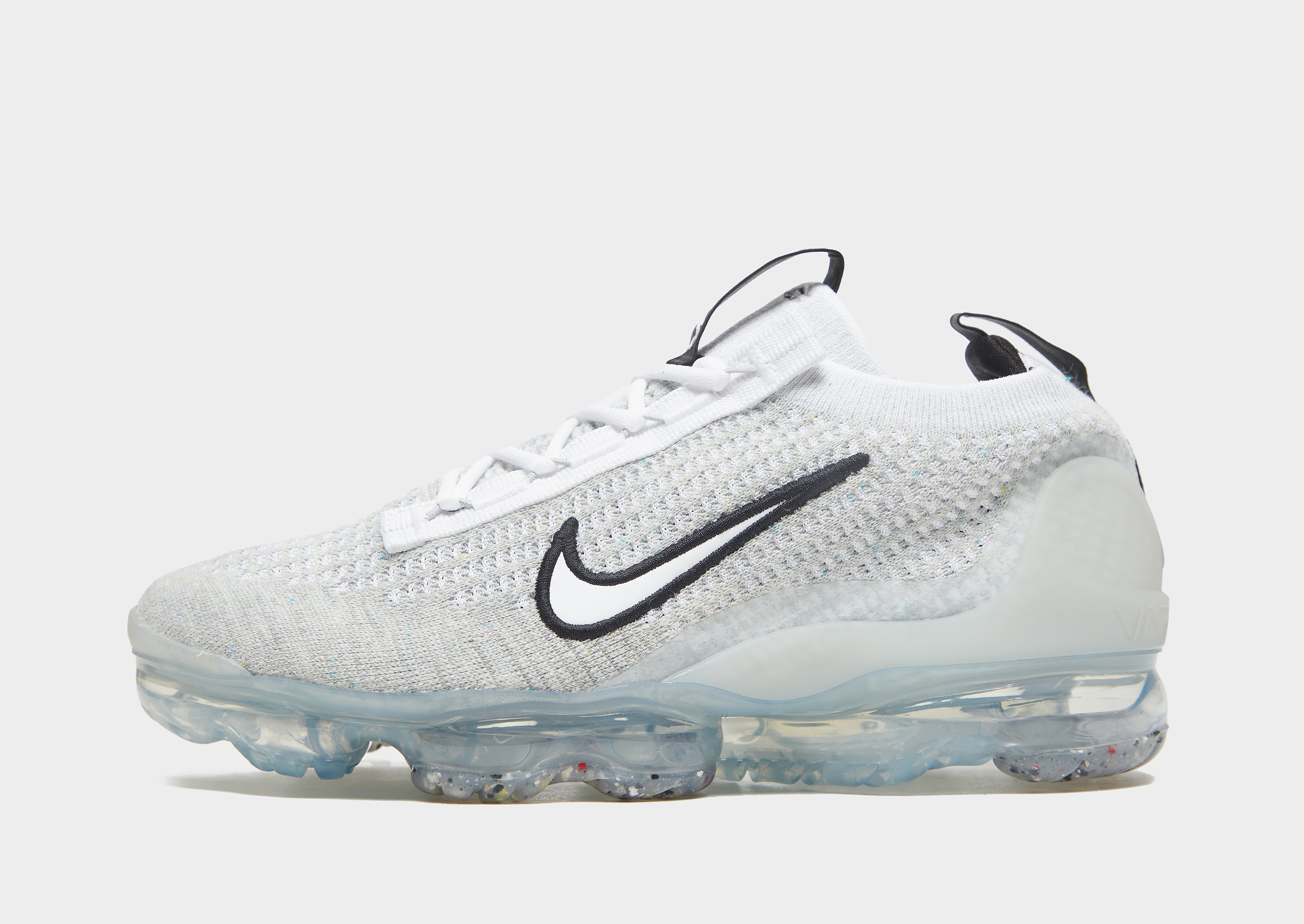 Nike Air VaporMax 2021 Junior - White/Black/Metallic Silver/White/Grey - Kids, White/Black/Metallic Silver/White/Grey