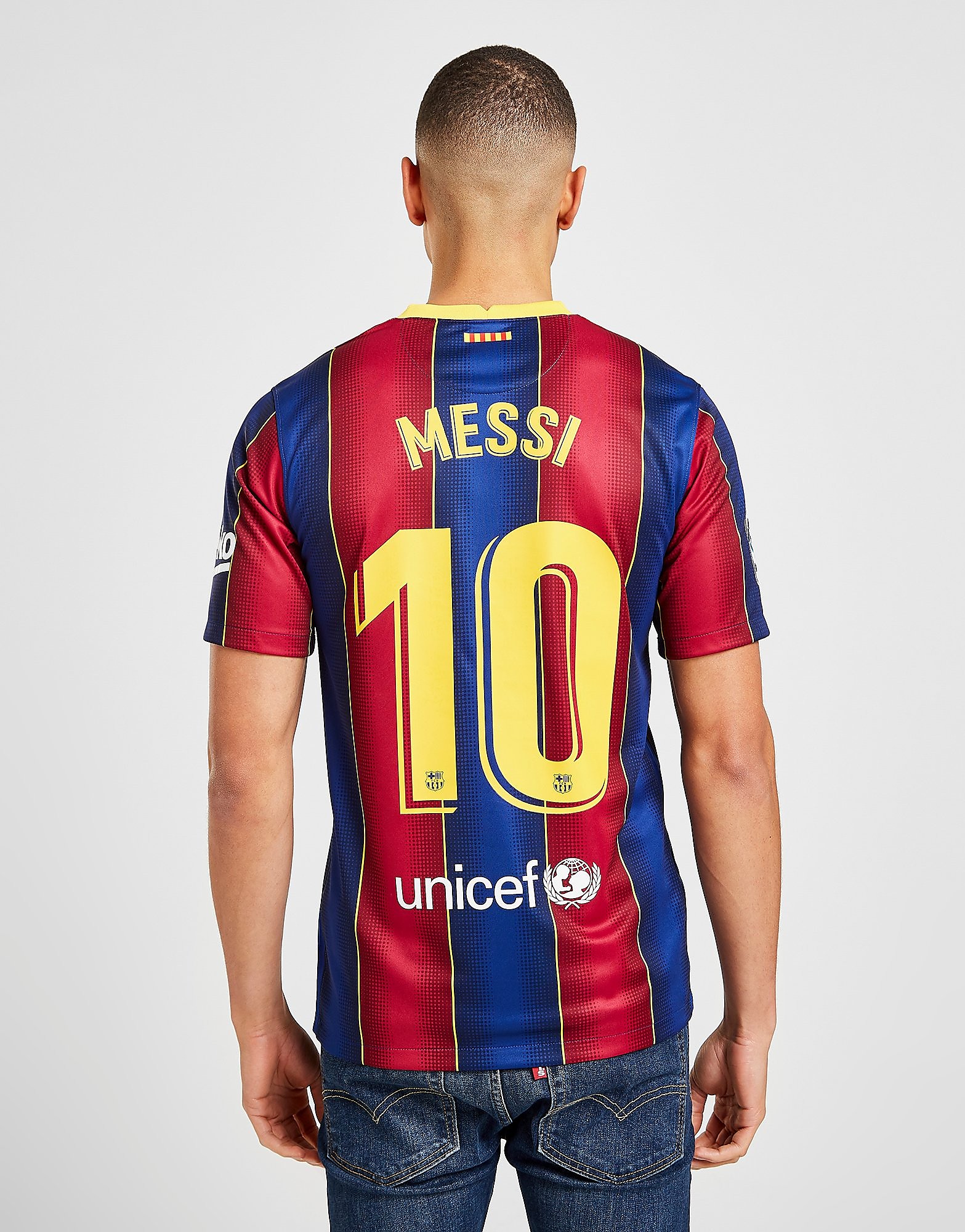 

Nike FC Barcelona 2020/21 Messi #10 Home Shirt - Red/Navy - Mens, Red/Navy