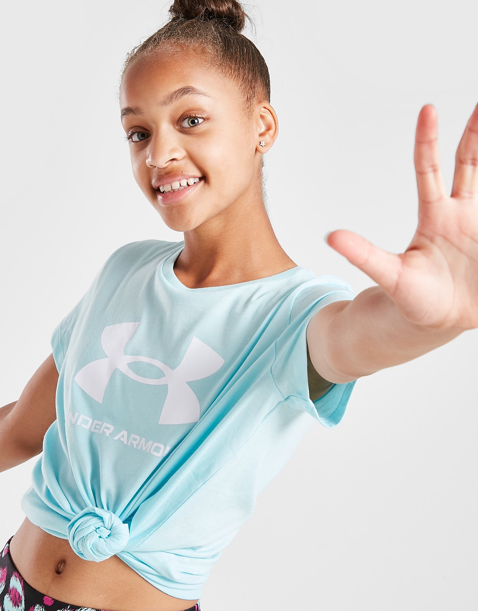 

Under Armour Girls' Tech Sportstyle T-Shirt Junior - Blue - Kids, Blue