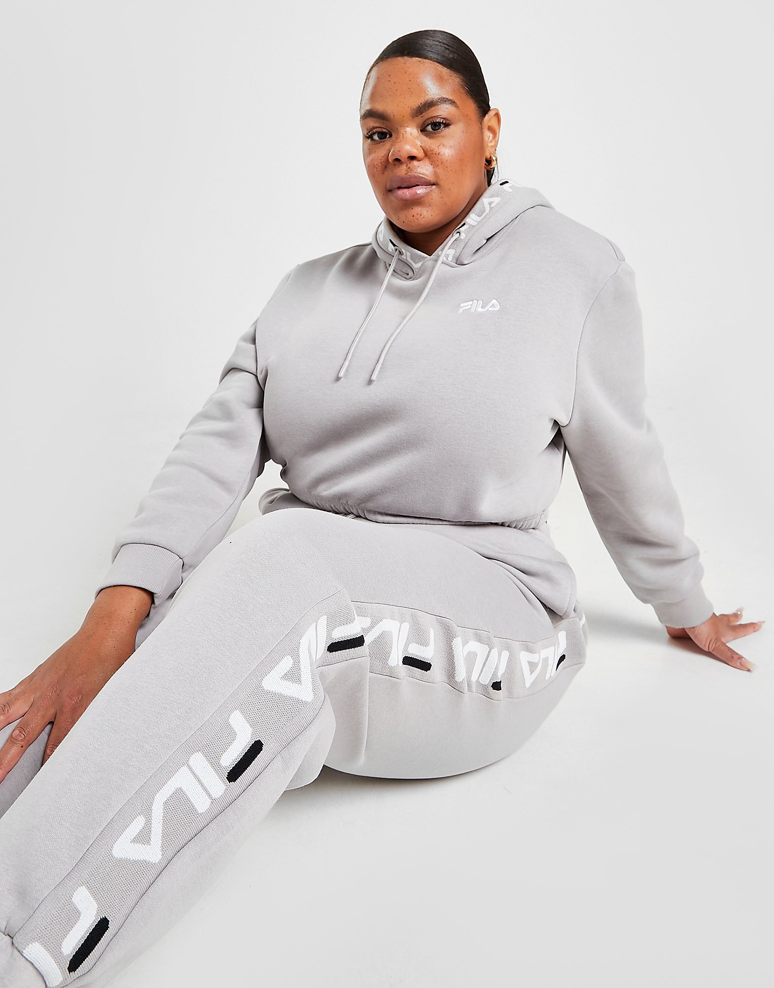 

Fila Repeat Plus Size Logo Joggers - Only at JD - Grey - Womens, Grey