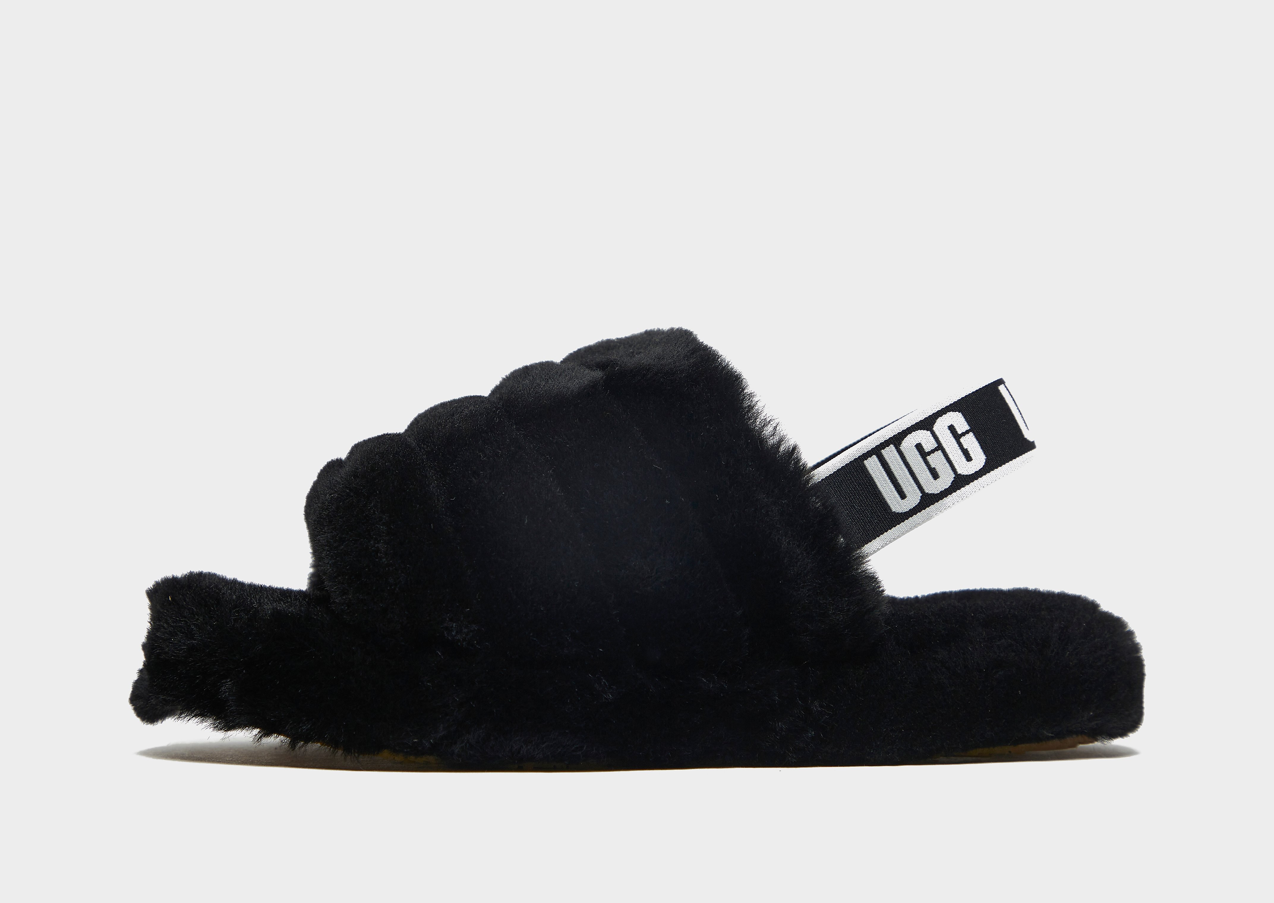 

UGG Fluff Yeah Slides - Black - Kids, Black