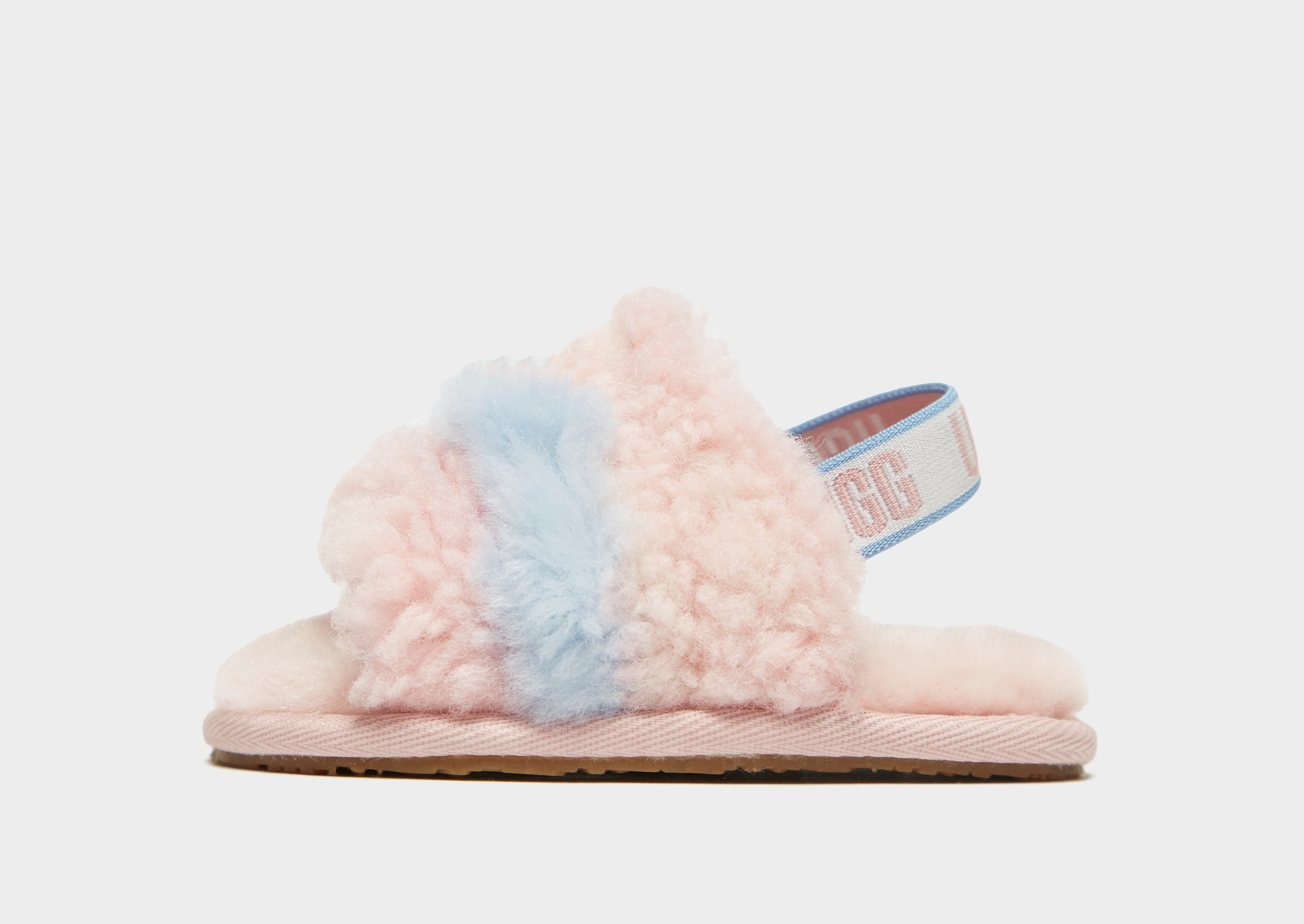 

UGG Fluff Yeah Infant - Beige/Blue - Kids, Beige/Blue