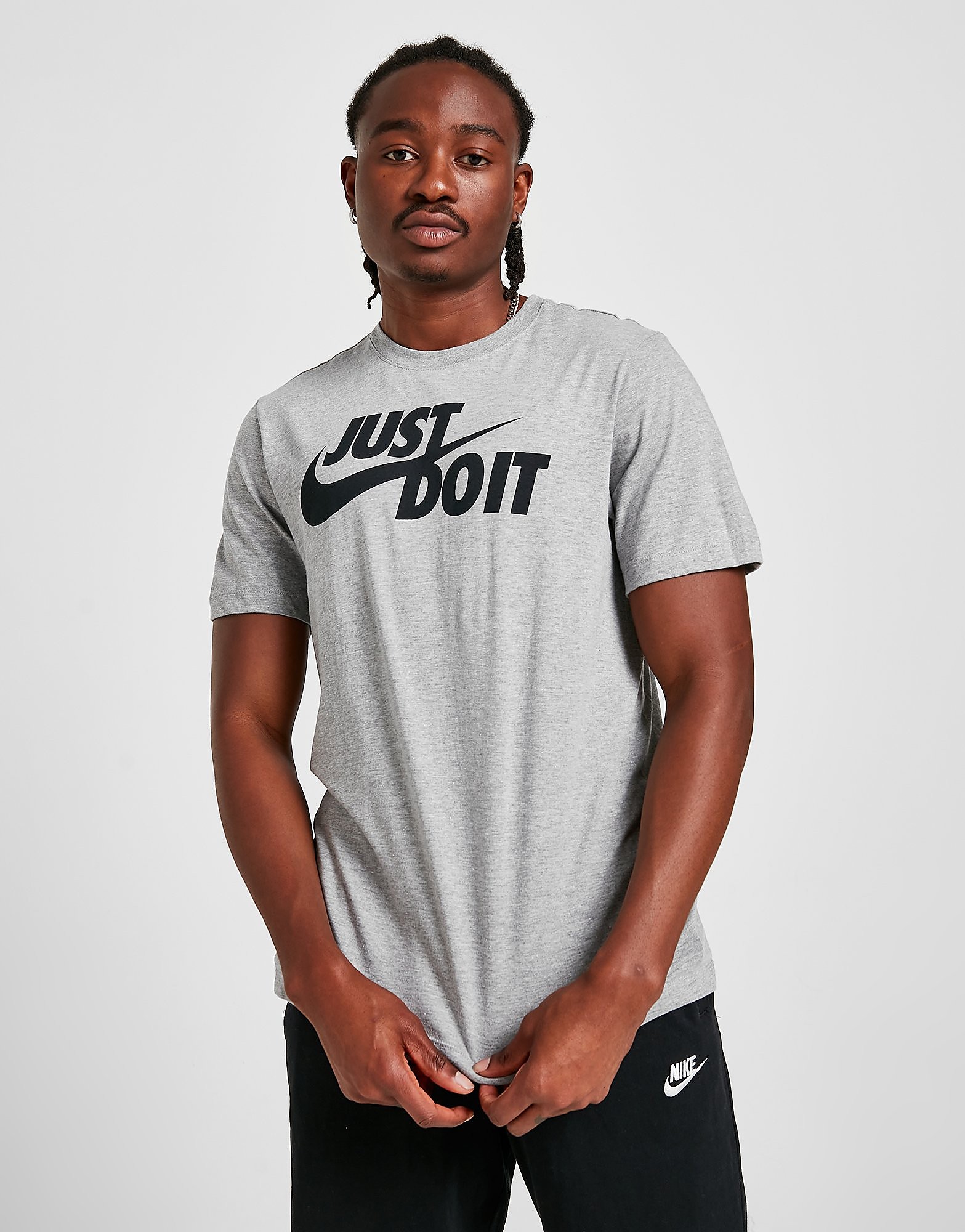 

Nike Just Do It Swoosh T-Shirt - Grey - Mens, Grey