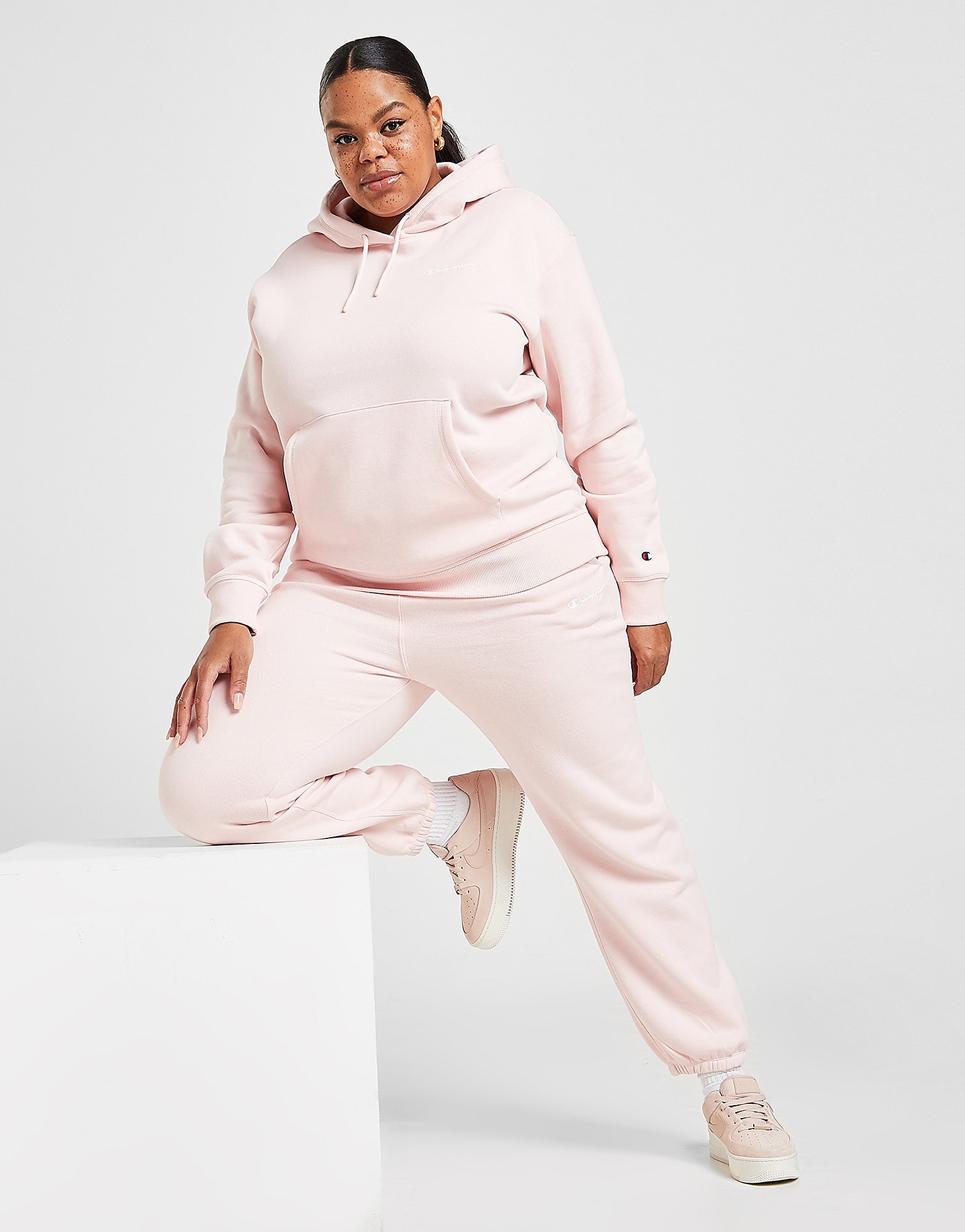 

Champion Core Logo Plus Size Joggers - Only at JD - Pink - Womens, Pink