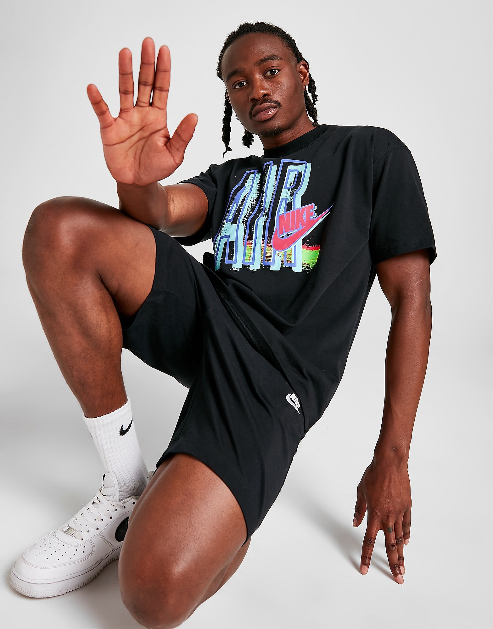 

Nike Sportswear DNA Air T-Shirt - Black - Mens, Black