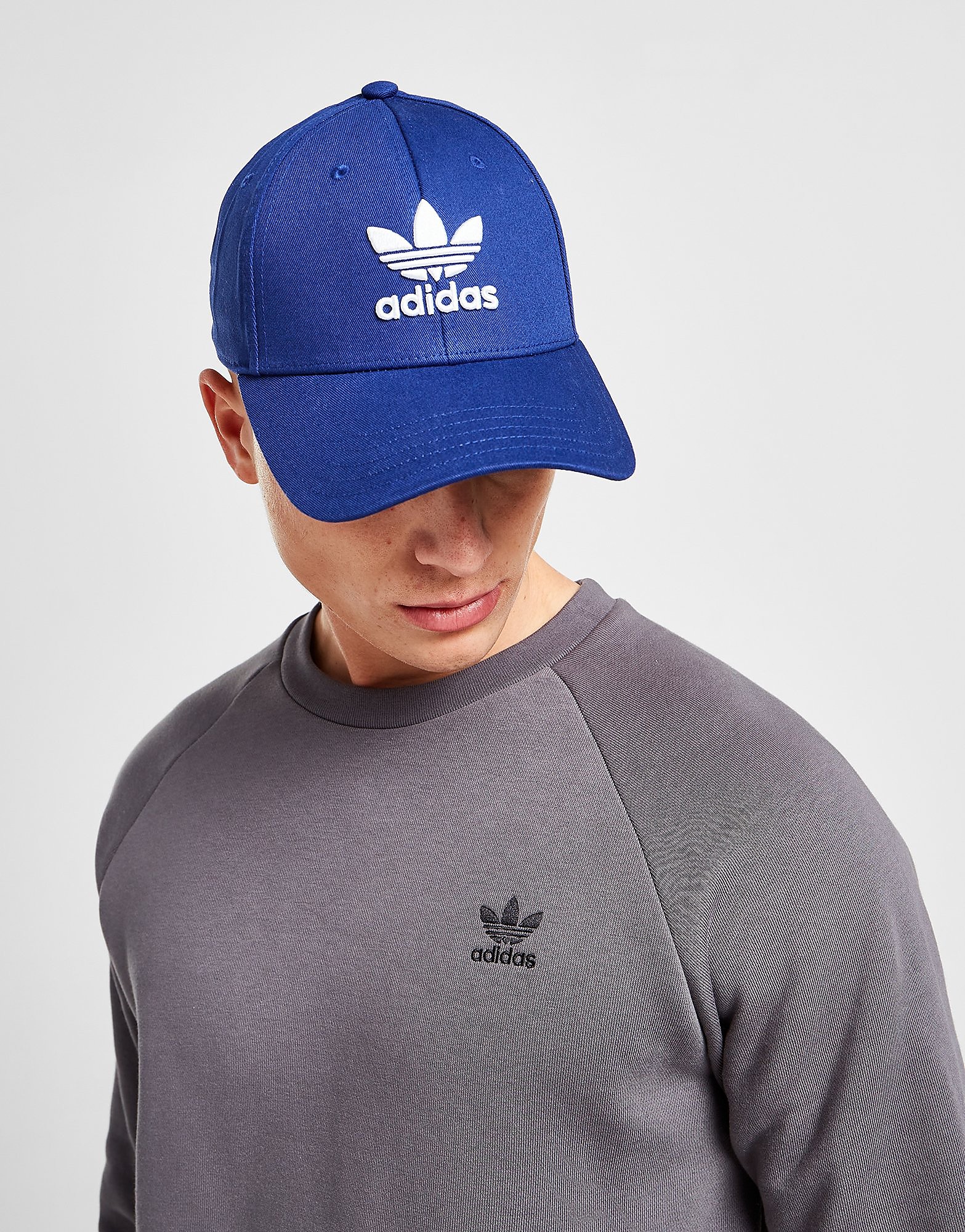 adidas Originals Trefoil Cap - BLUE - Womens, BLUE