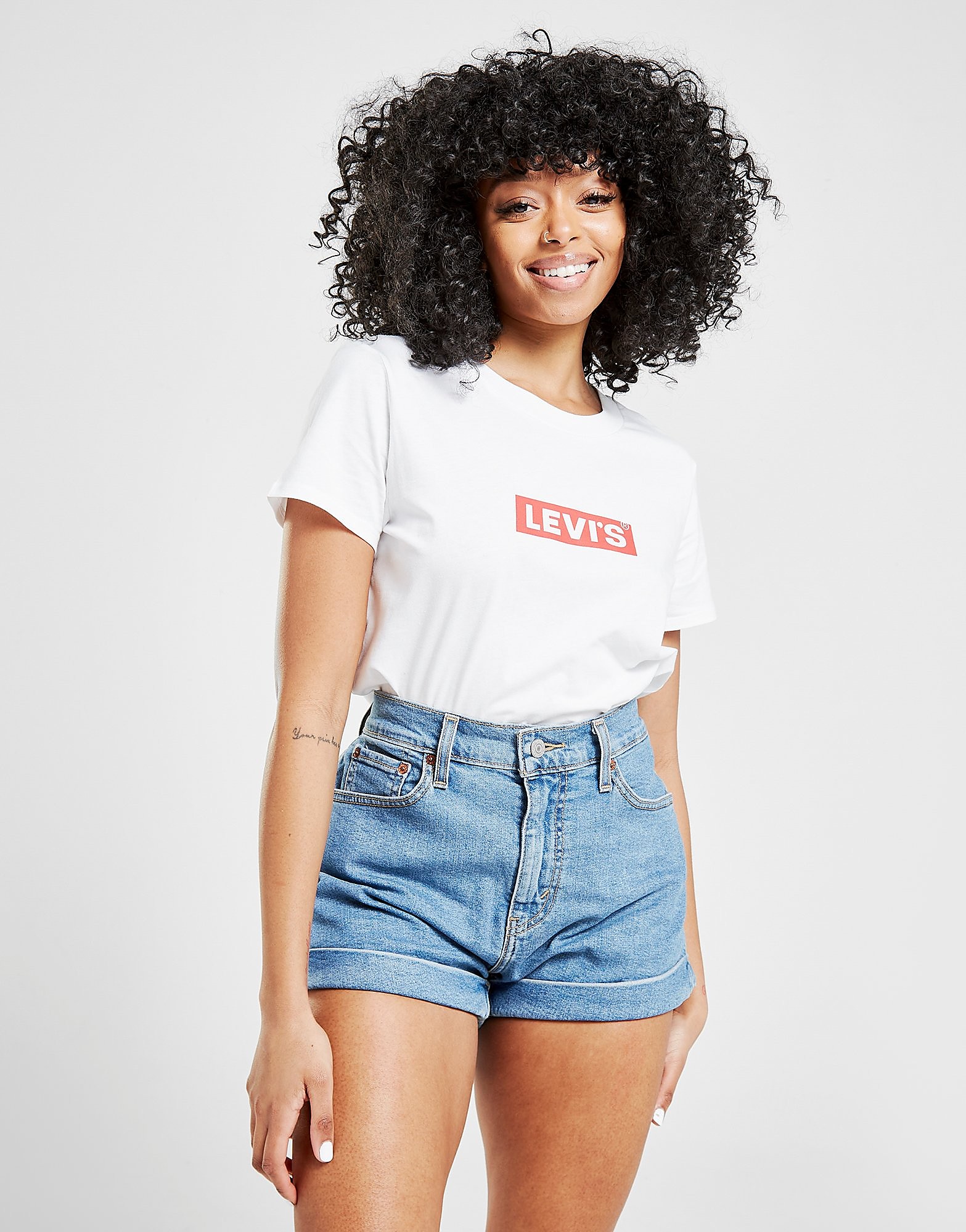 

Levis High Waist Denim Shorts Women's - Blue, Blue