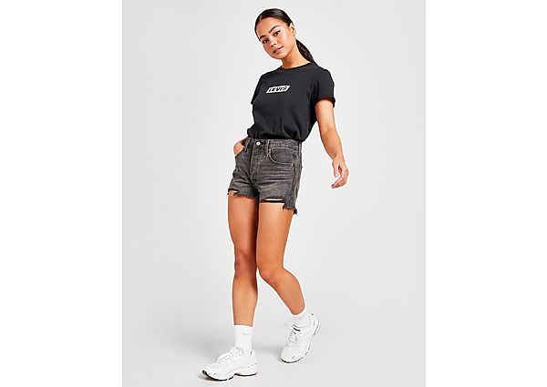 Levis Shorts 501 Distressed Femme
