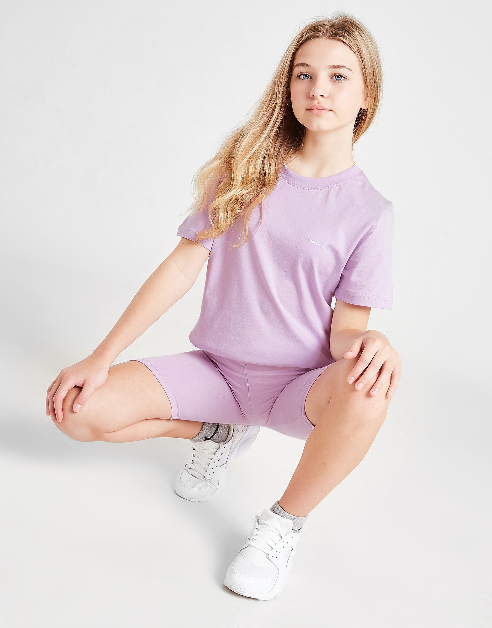 Sonneti Girls' Essential Boyfriend T-Shirt Junior - Purple - Kids, Purple