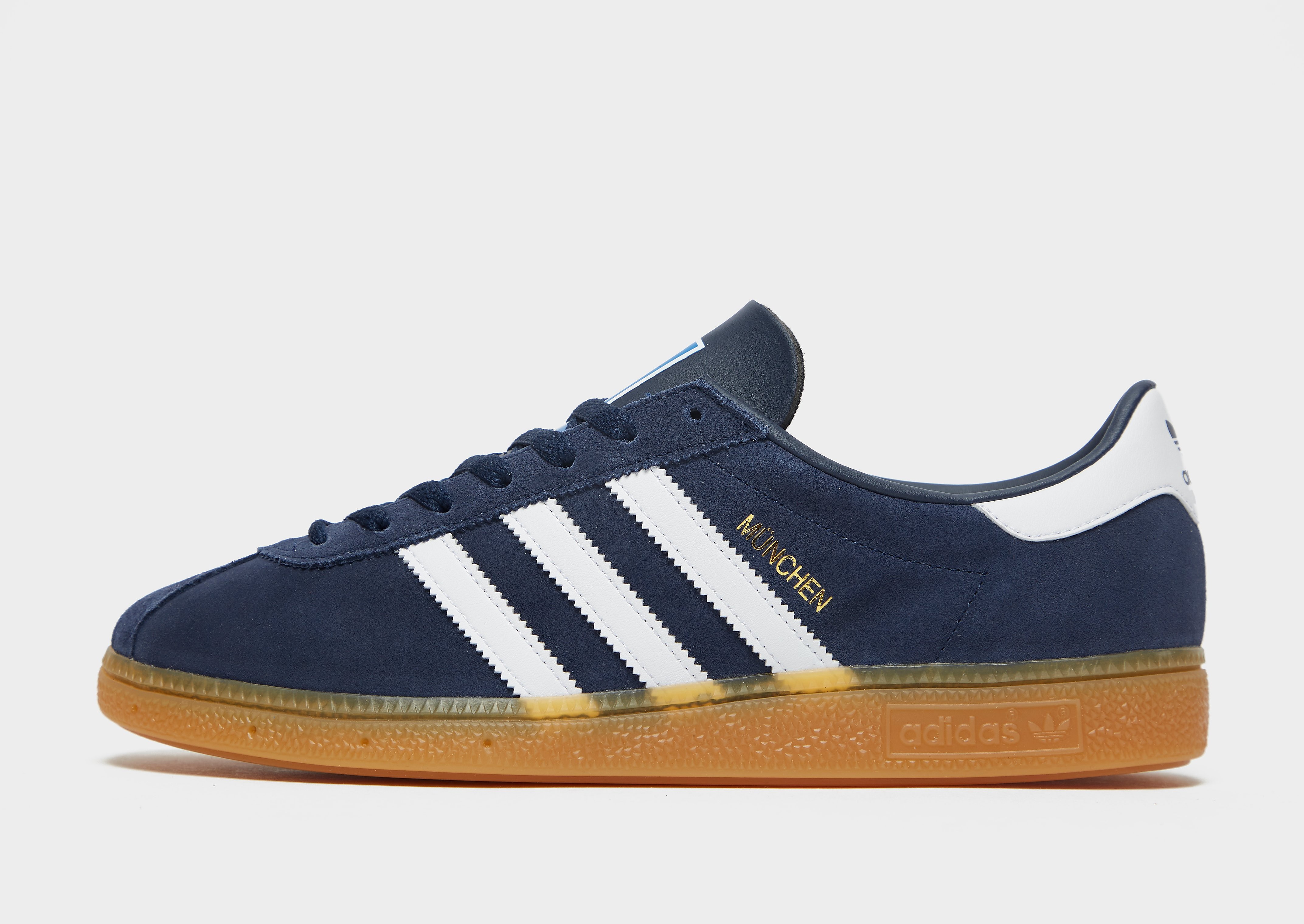 

adidas Originals Munchen - Collegiate Navy / Core White / Gold Metallic - Womens, Collegiate Navy / Core White / Gold Metallic
