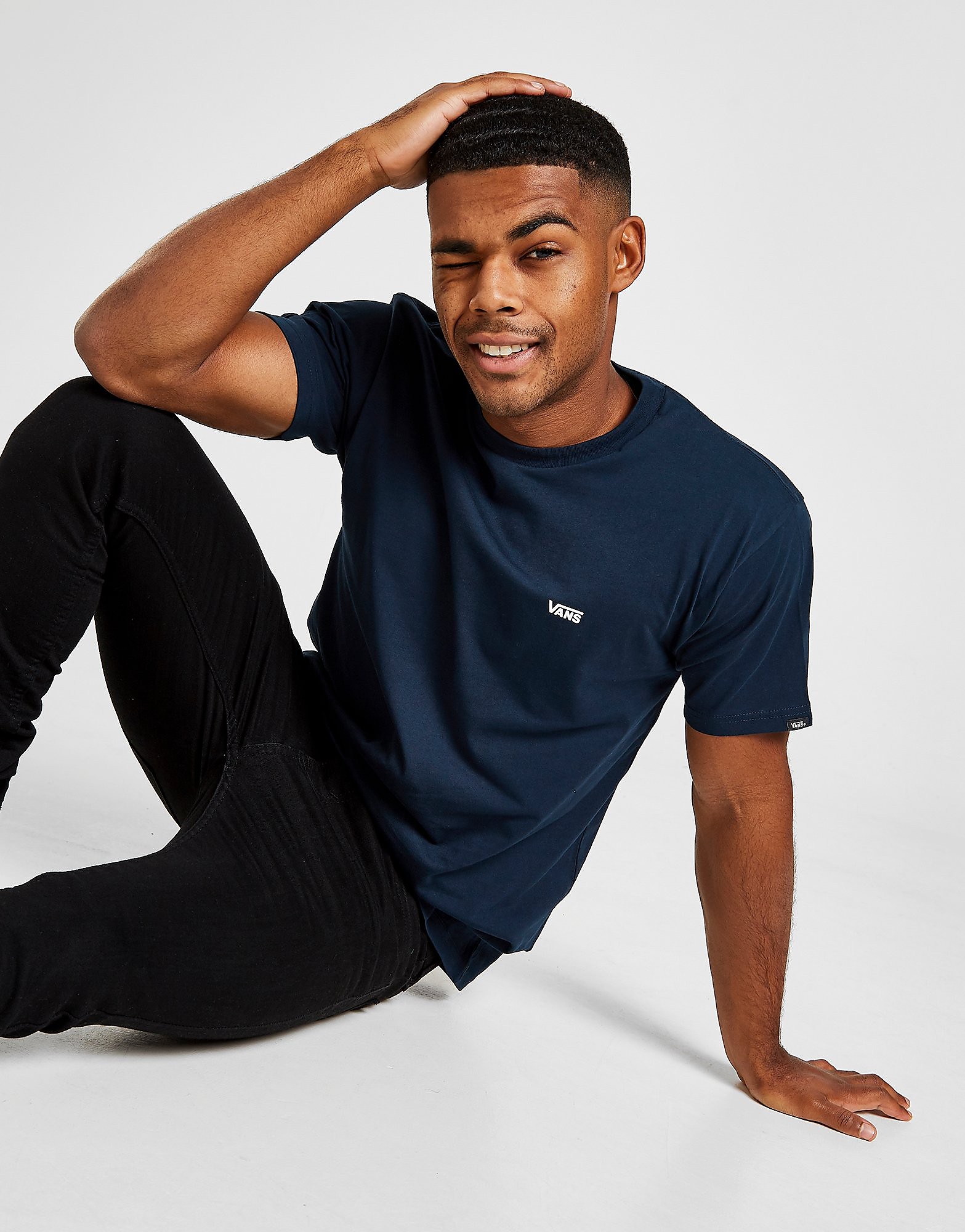 

Vans Core Classic Logo T-Shirt - BLUE - Mens, BLUE