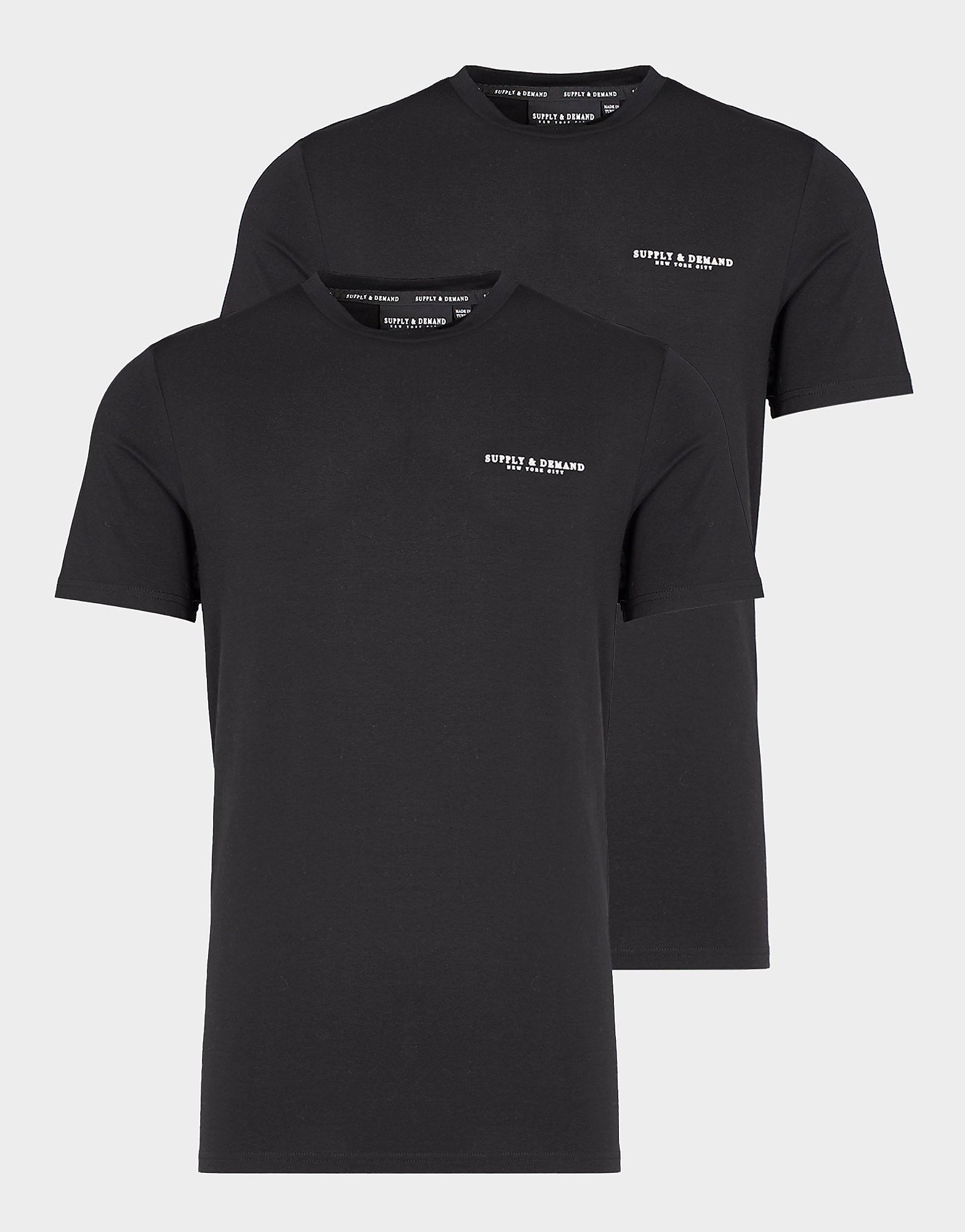 

Supply & Demand 2-Pack T-Shirts - Black - Mens, Black