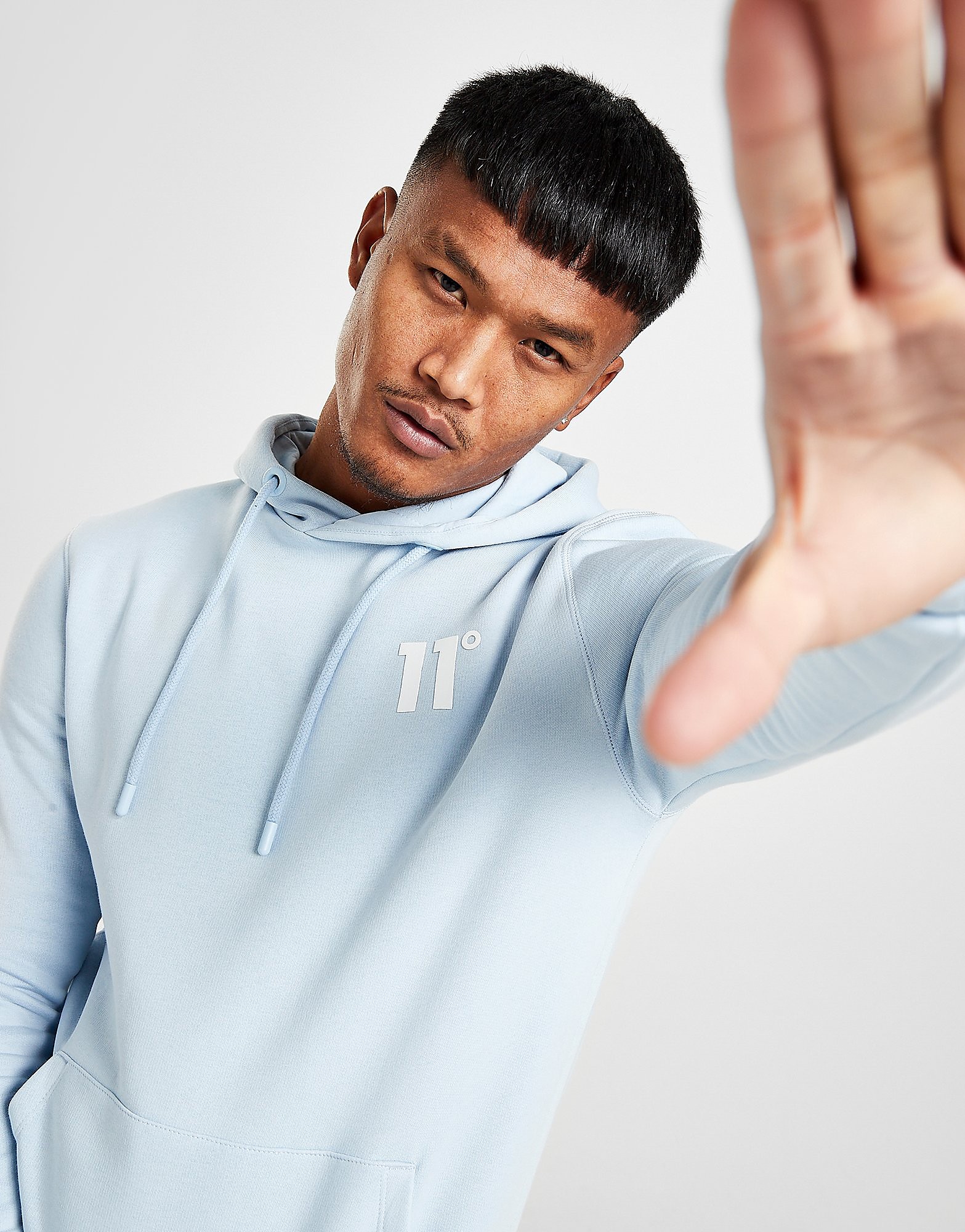 

11 Degrees Core Overhead Hoodie - Blue - Mens, Blue
