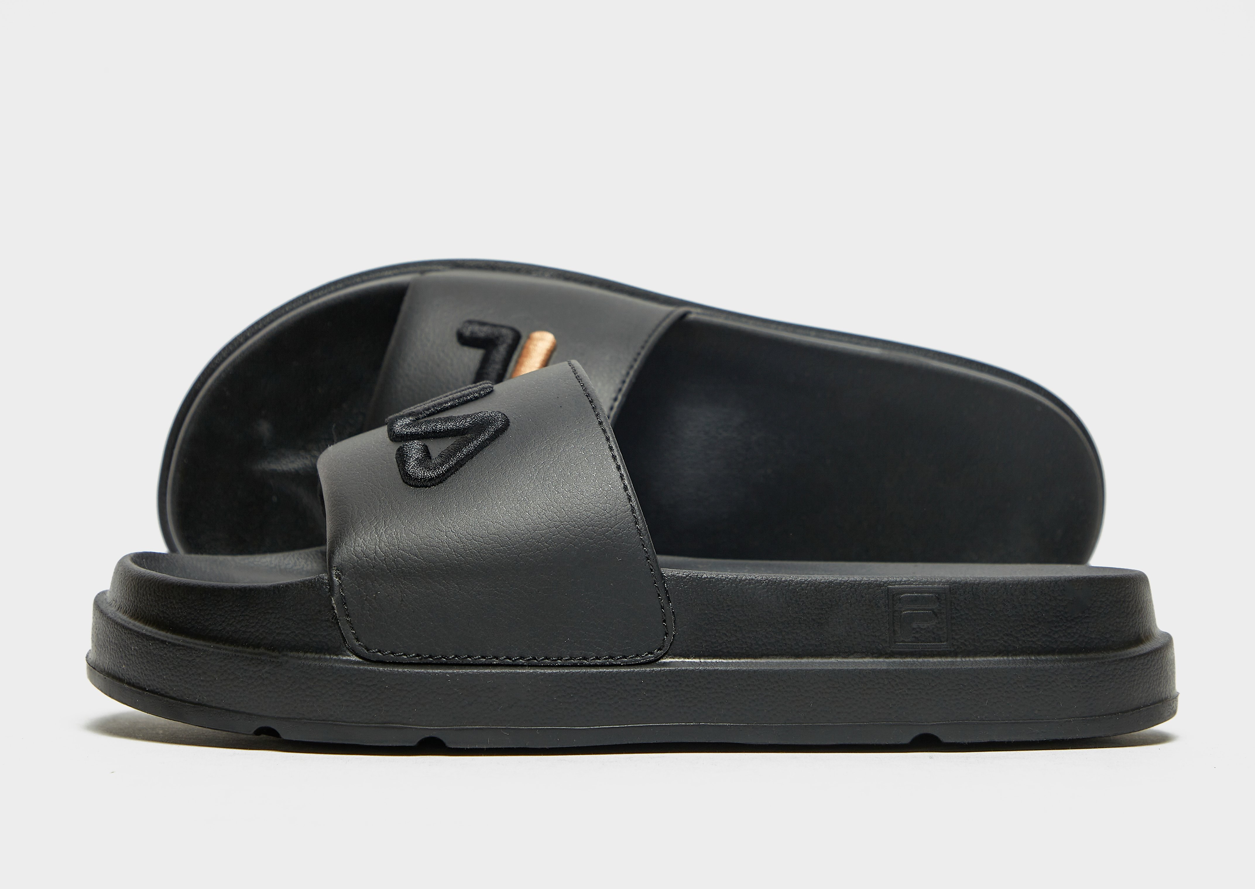 Fila Drifter Slides Women's - Only at JD - Black, Black
