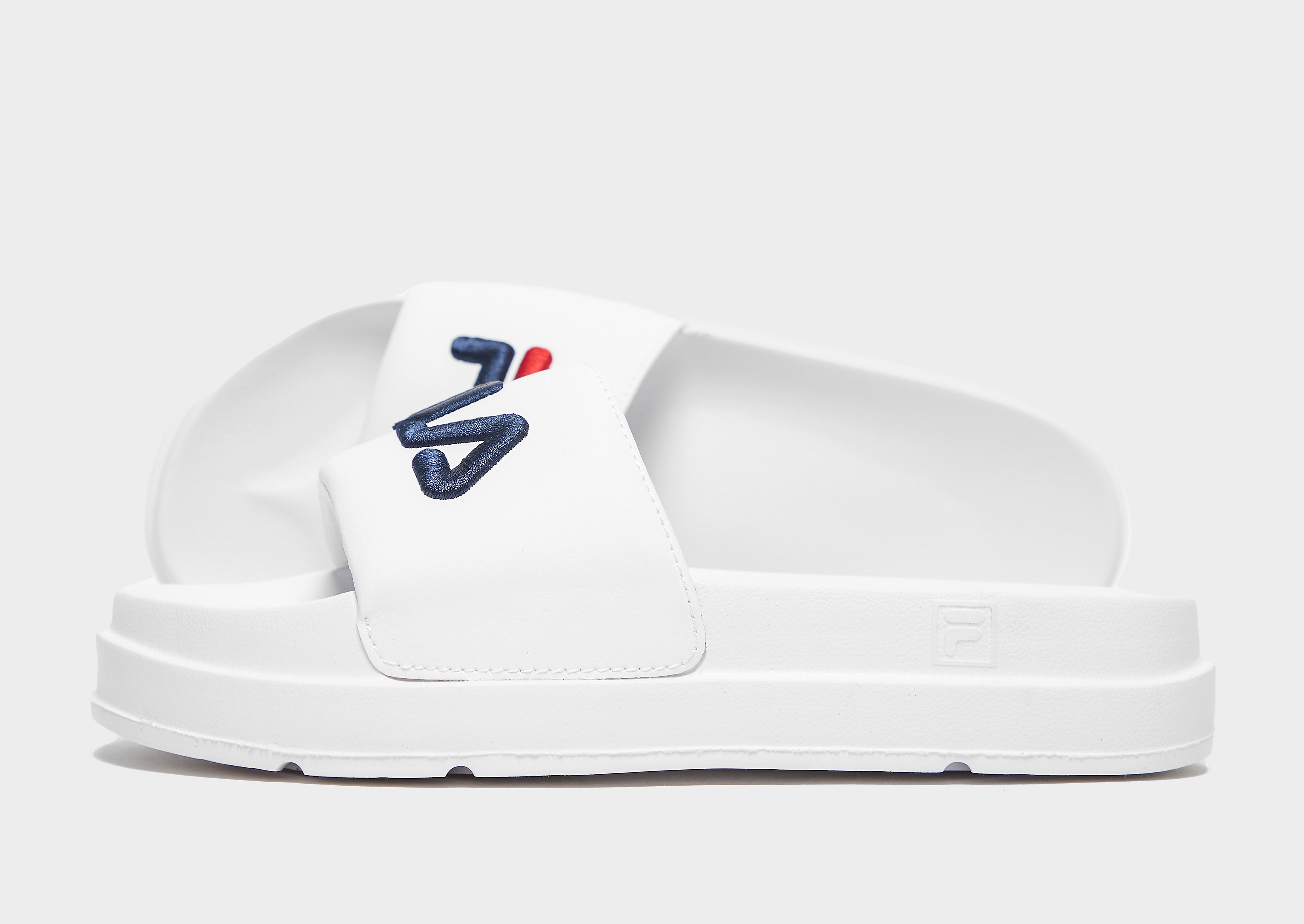Fila Drifter Slides Women's - Only at JD - White, White