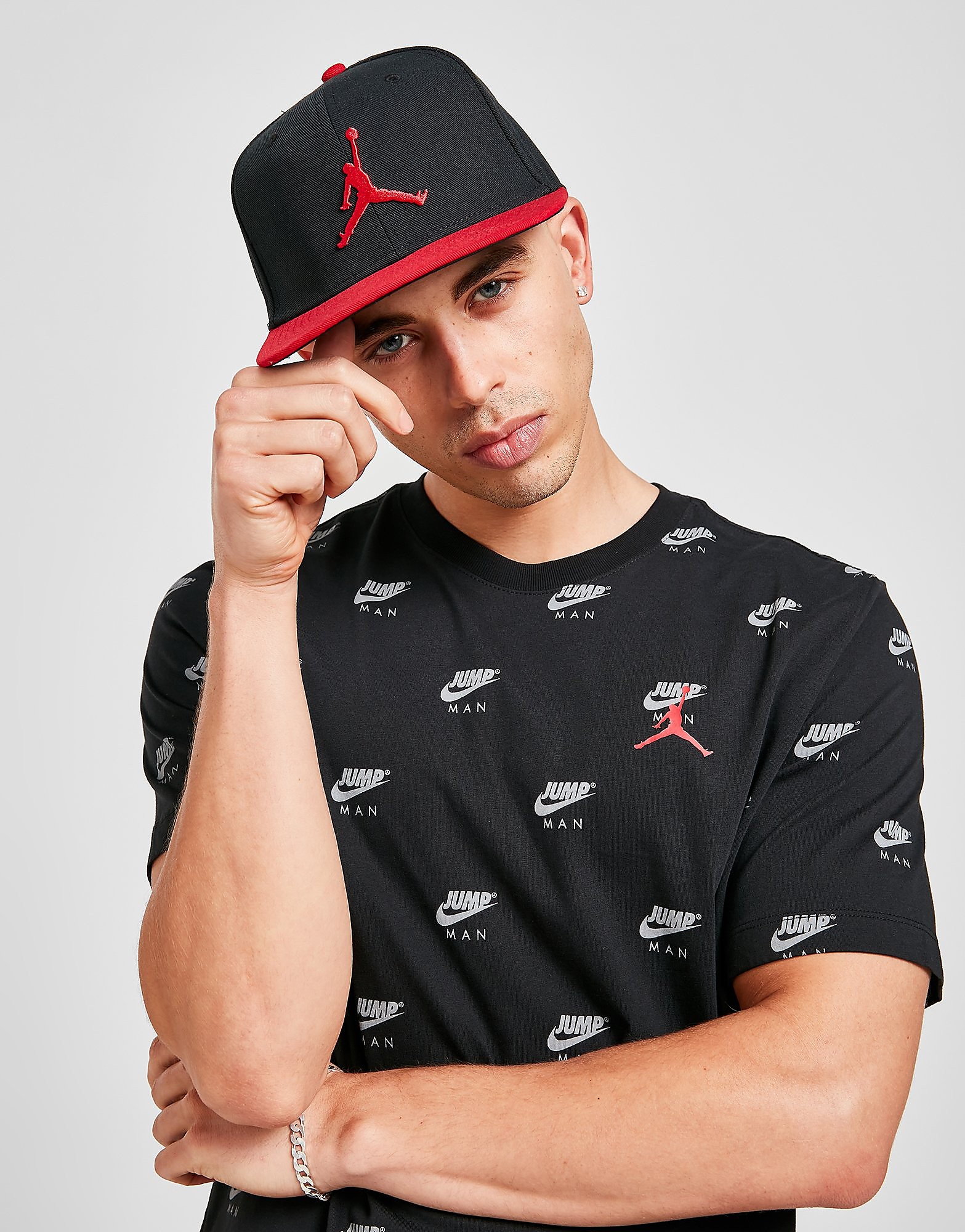 

Jordan Pro Jumpman Snapback Hat - Black/Gym Red/Black/Gym Red/Red - Womens, Black/Gym Red/Black/Gym Red/Red
