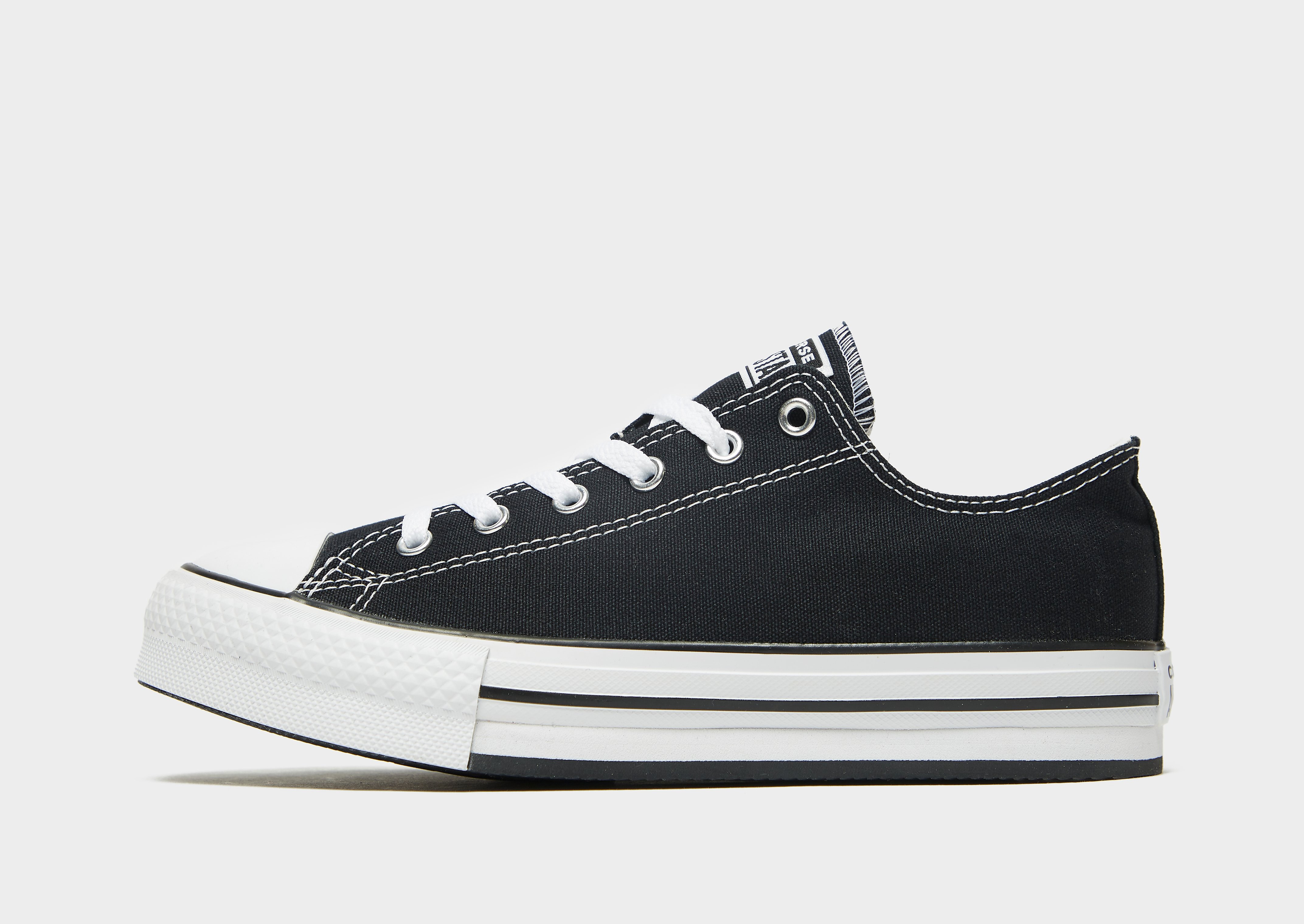 Converse All Star Ox Platform Junior - Black - Kids, Black