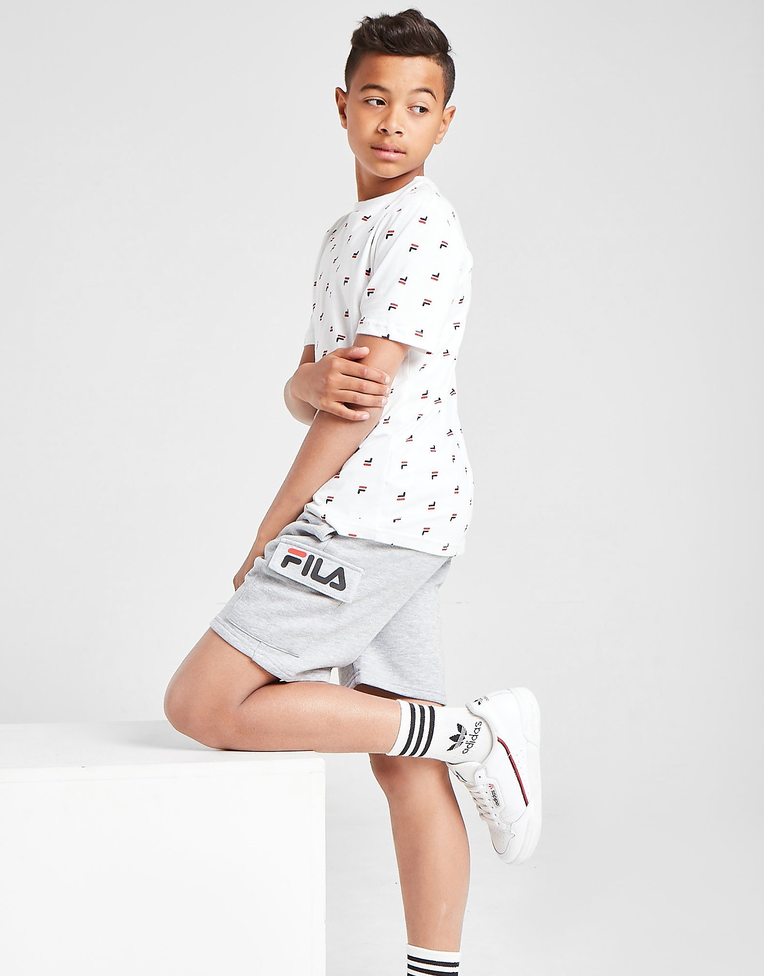 

Fila Kobe French Terry Cargo Shorts Junior - Only at JD - Grey - Kids, Grey