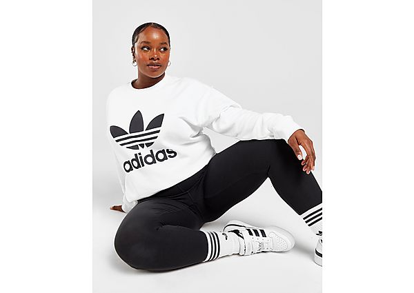 adidas Originals Sweat-shirt Trefoil Crew - White, White