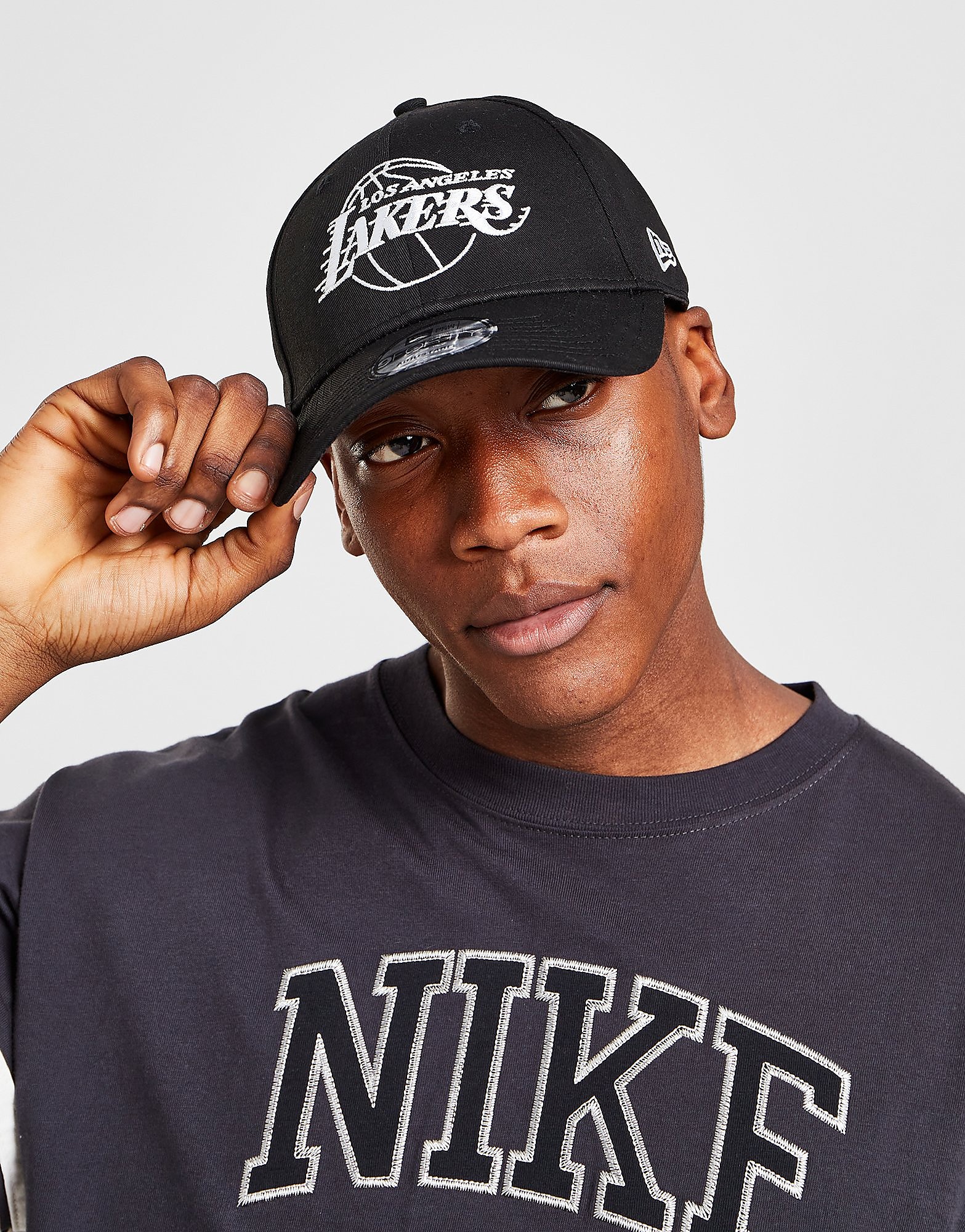 

New Era NBA 9FORTY Los Angeles Lakers Cap - Black - Womens, Black