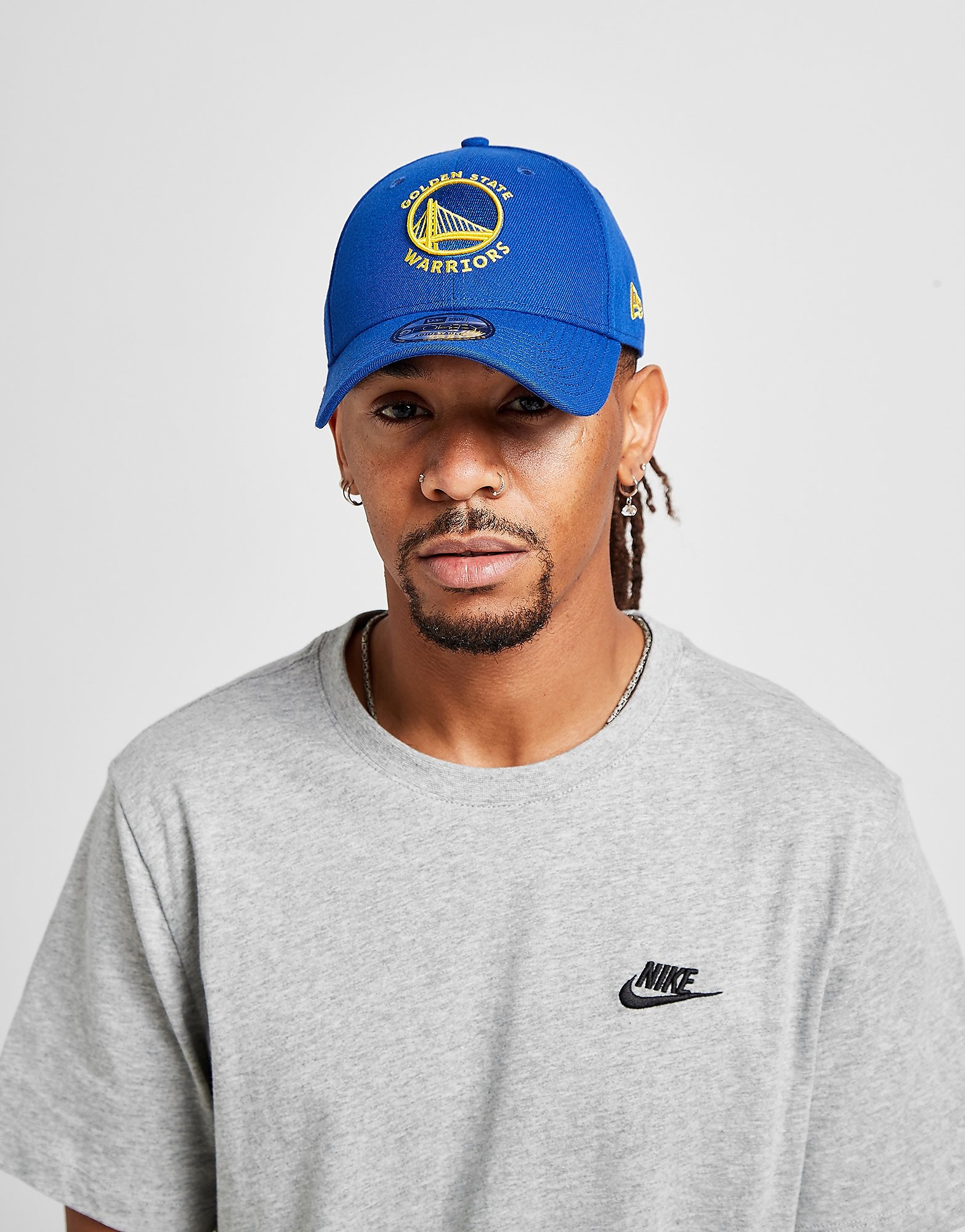 

New Era NBA 9FORTY Golden State Warriors Cap - Blue - Womens, Blue
