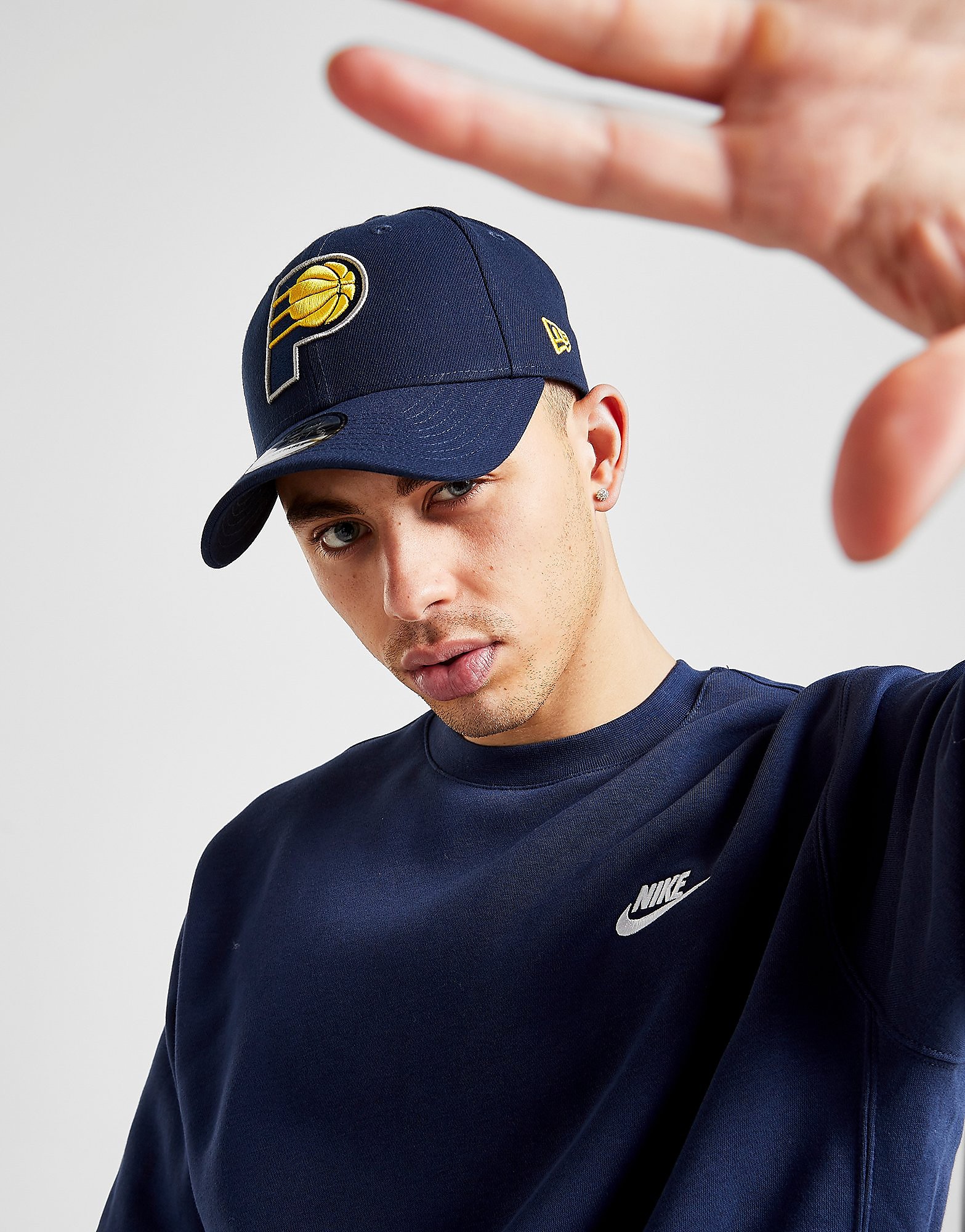 New era nba 9forty indiana pacers -lippalakki - mens, violetti, new era