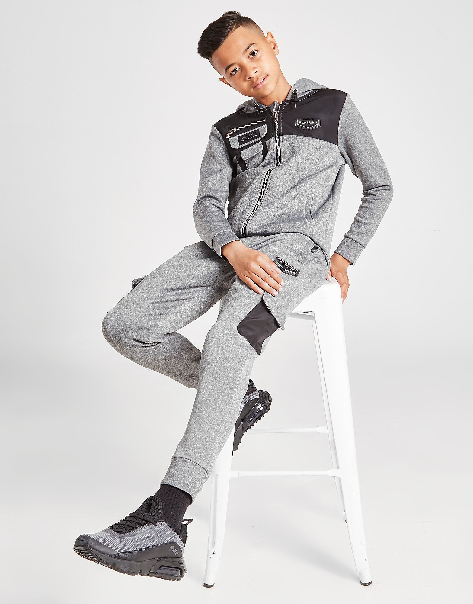 

Supply & Demand Rapture Poly Track Pants Junior - Grey - Kids, Grey