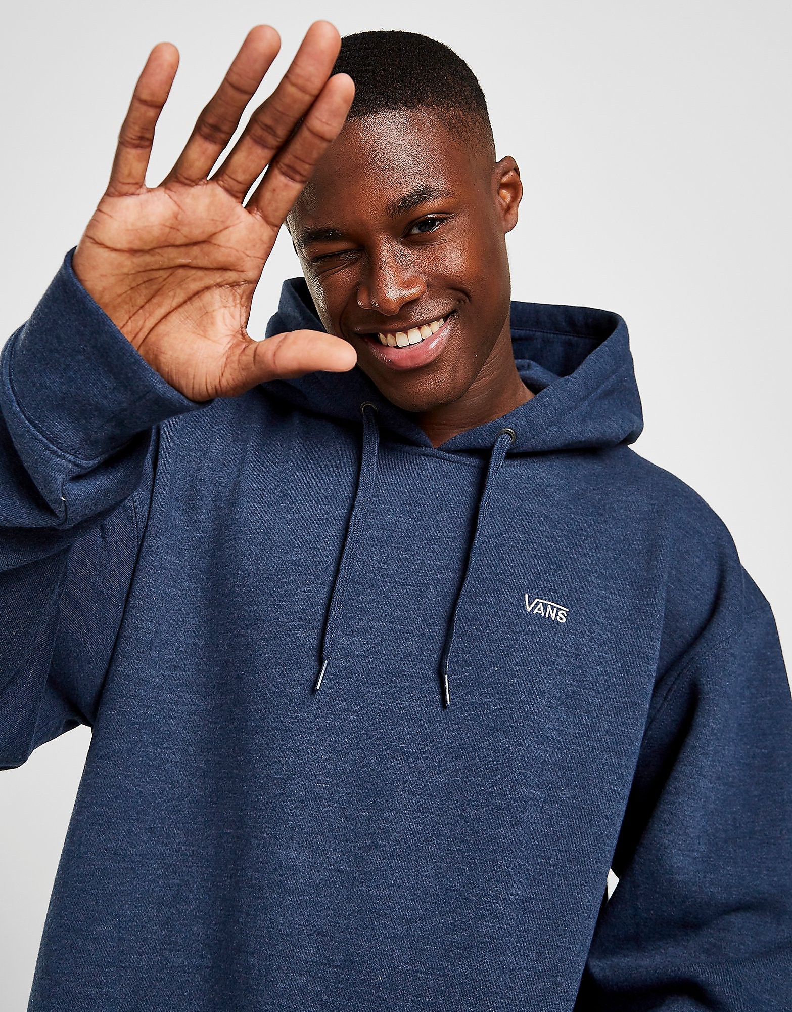 Vans Basic Overhead Hoodie - Navy - Mens, Navy