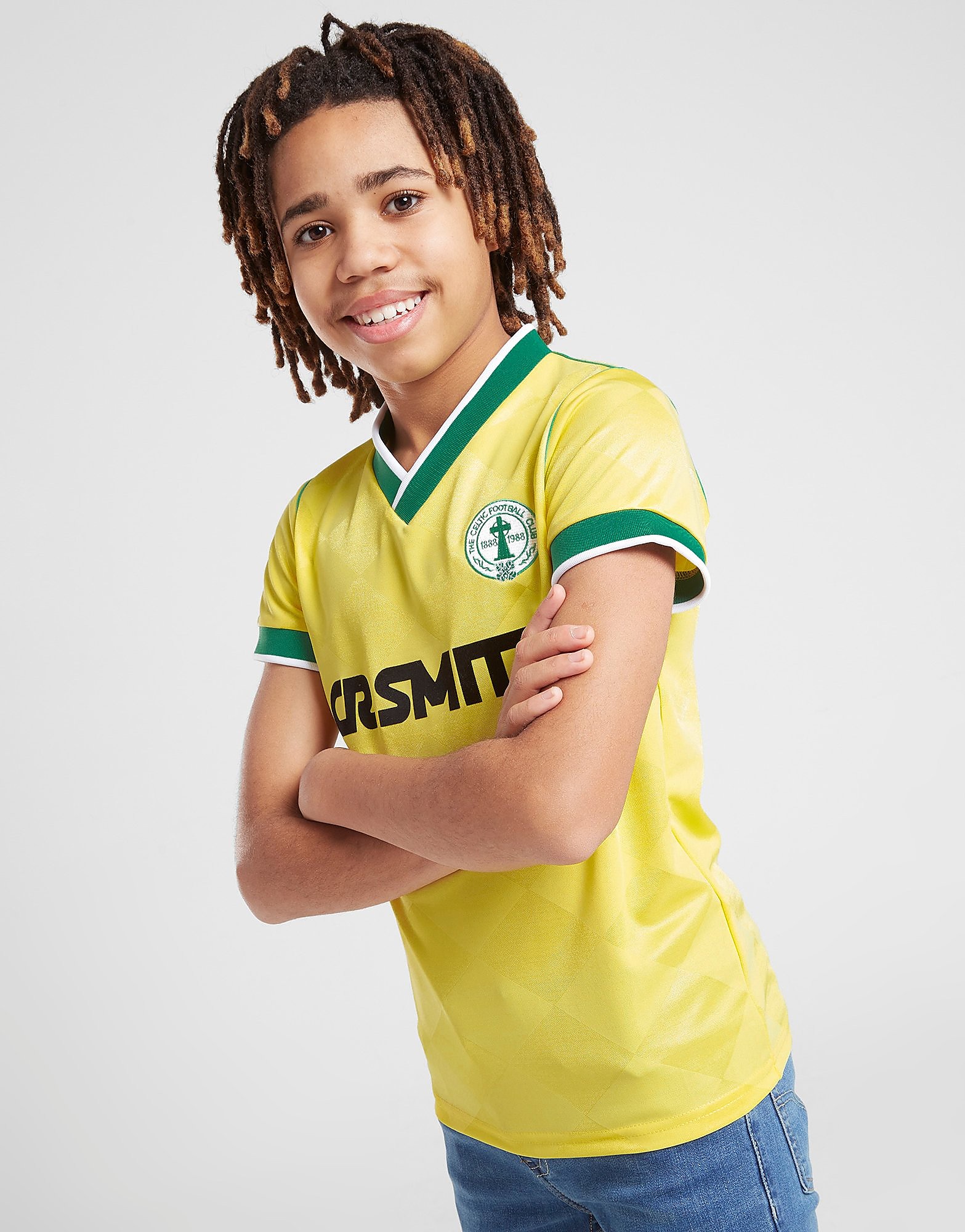 

Celtic Retro Celtic FC '88 Away Shirt Junior - Yellow - Kids, Yellow