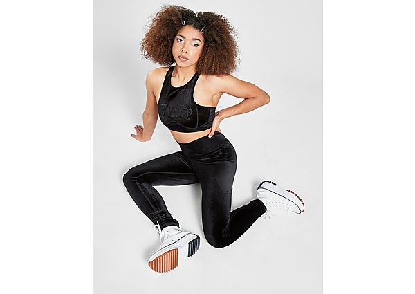 JUICY COUTURE Leggings Sport Logo en Velours Femme