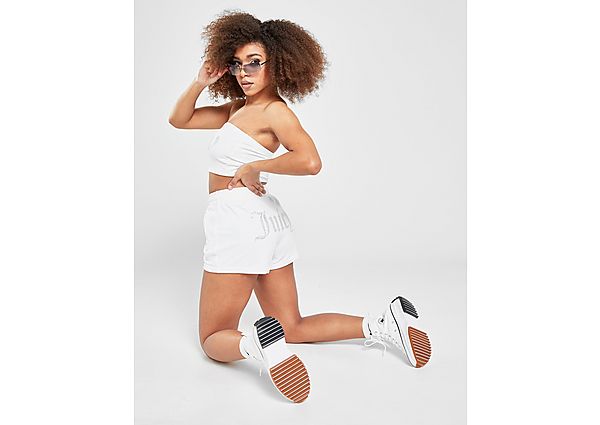 JUICY COUTURE Shorts en Velours Diamante Femme