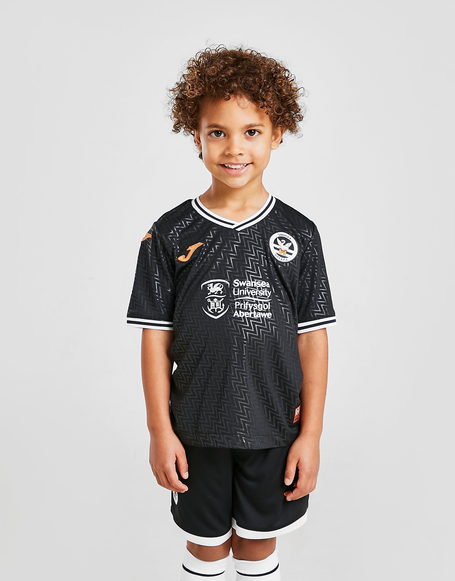 

Joma Swansea City FC 2021/22 Away Kit Children - Black - Kids, Black