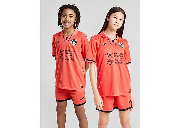 Joma Swansea City 2021/22 Third Shirt Junior - Orange - Kids, Orange