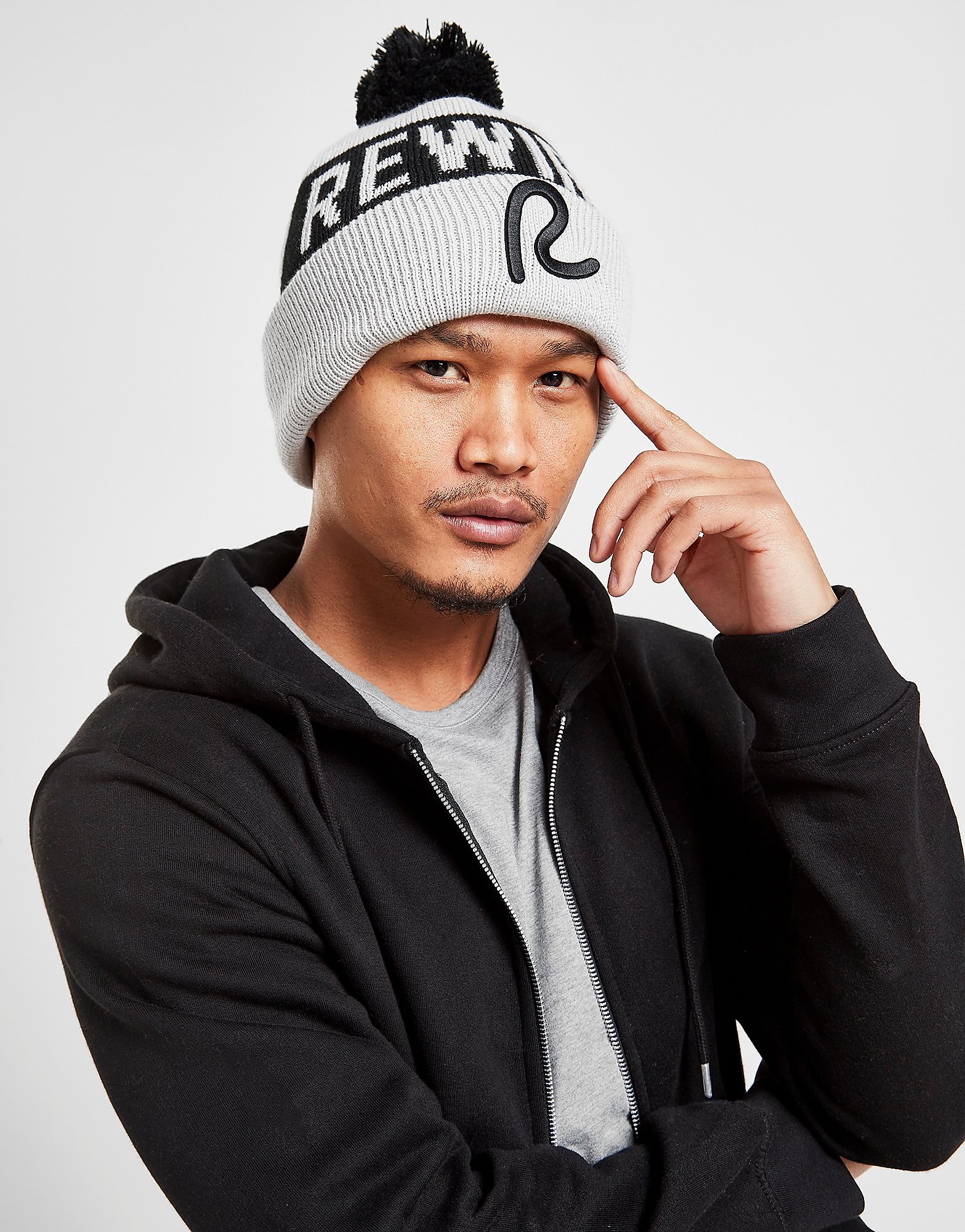 

Rewired Bobble Hat - Grey/Black - Womens, Grey/Black