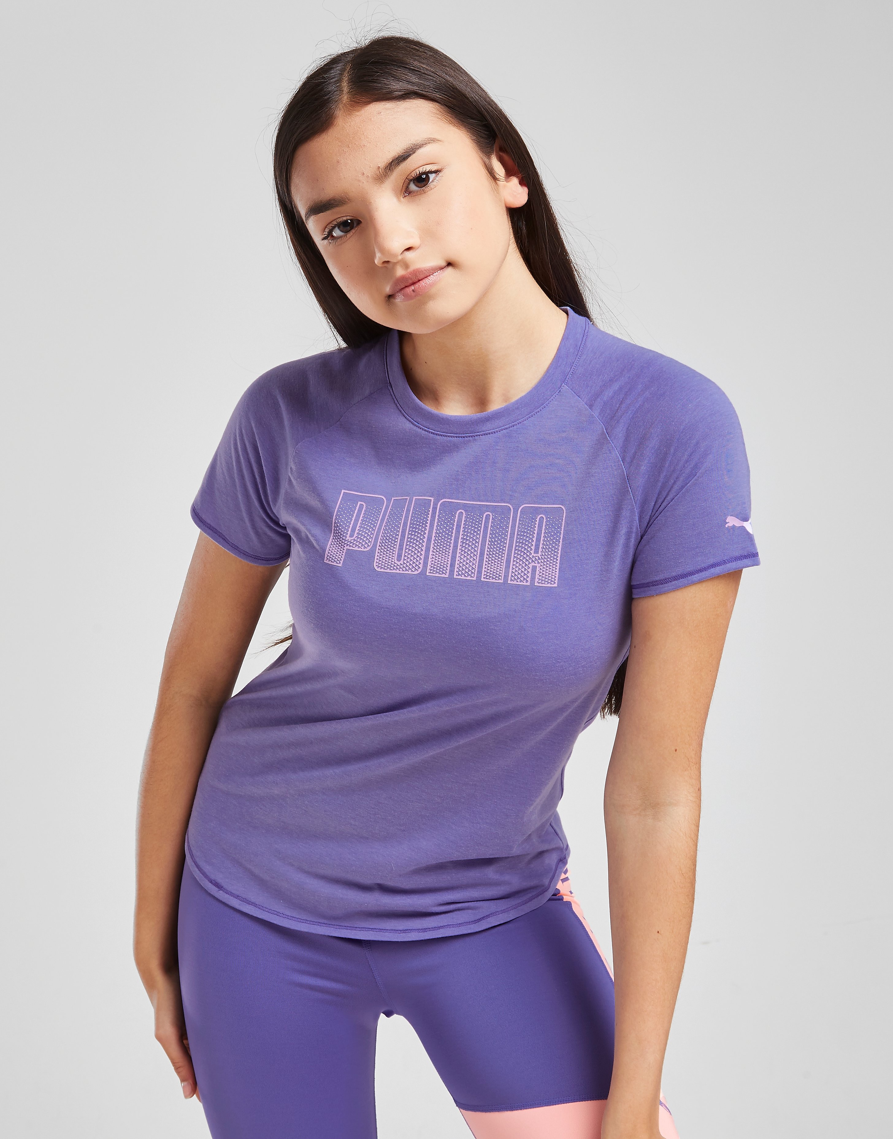 

Puma Girls' Fitness Runtrain T-Shirt Junior - Pink - Kids, Pink