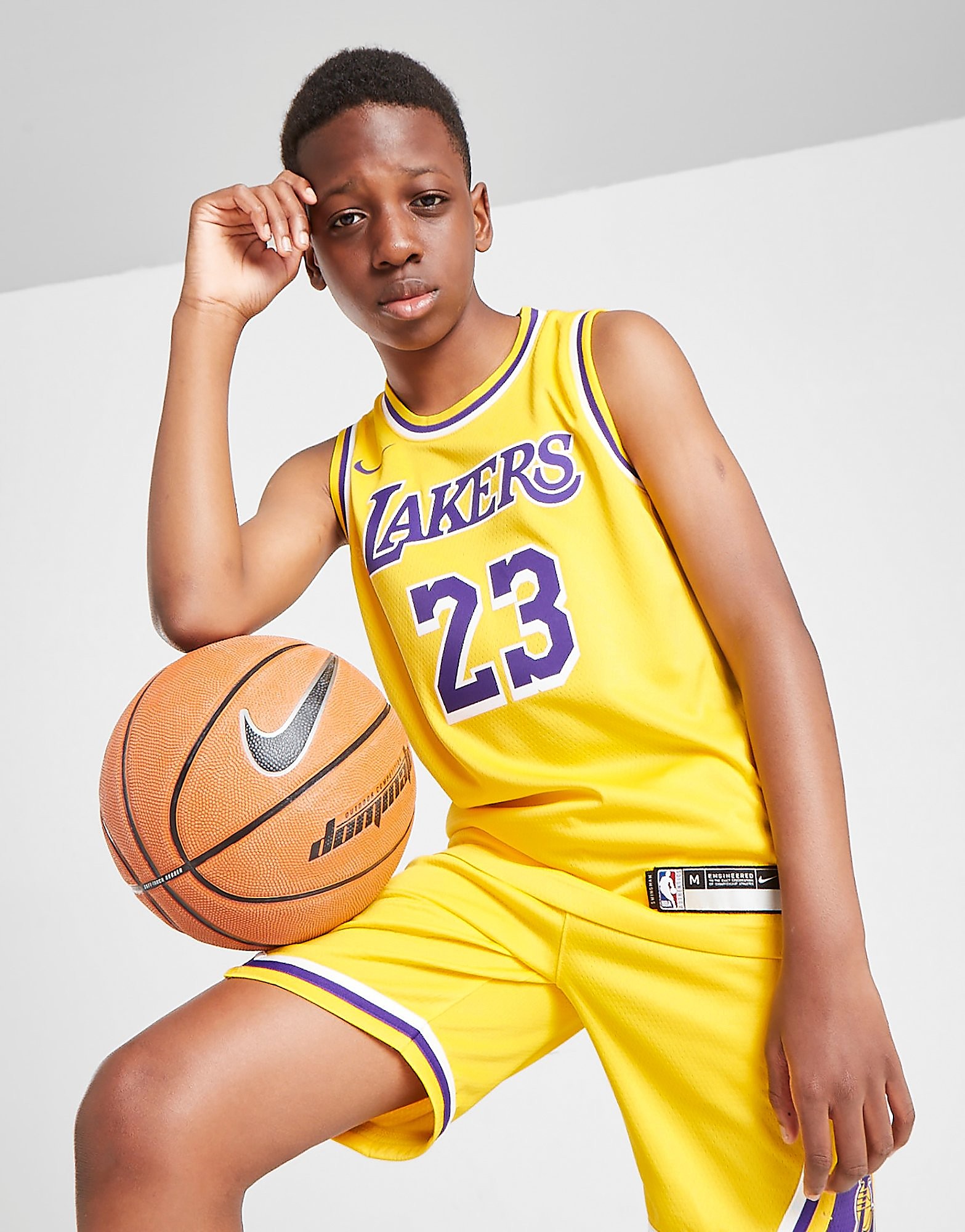 

Nike NBA LA Lakers James #23 Jersey Junior - Yellow - Kids, Yellow