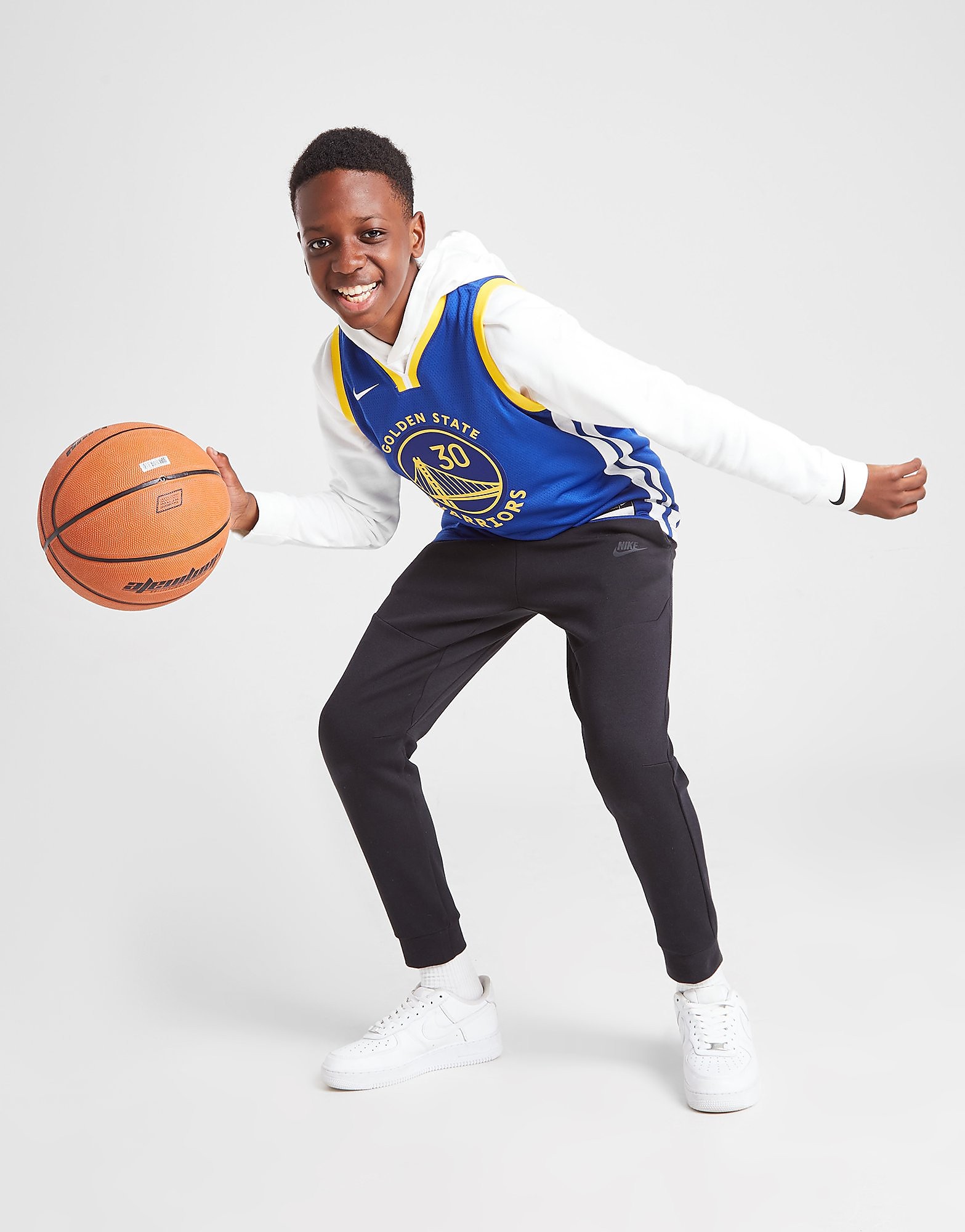 

Nike NBA Golden State Warriors Curry #30 Jersey Junior - Blue - Kids, Blue
