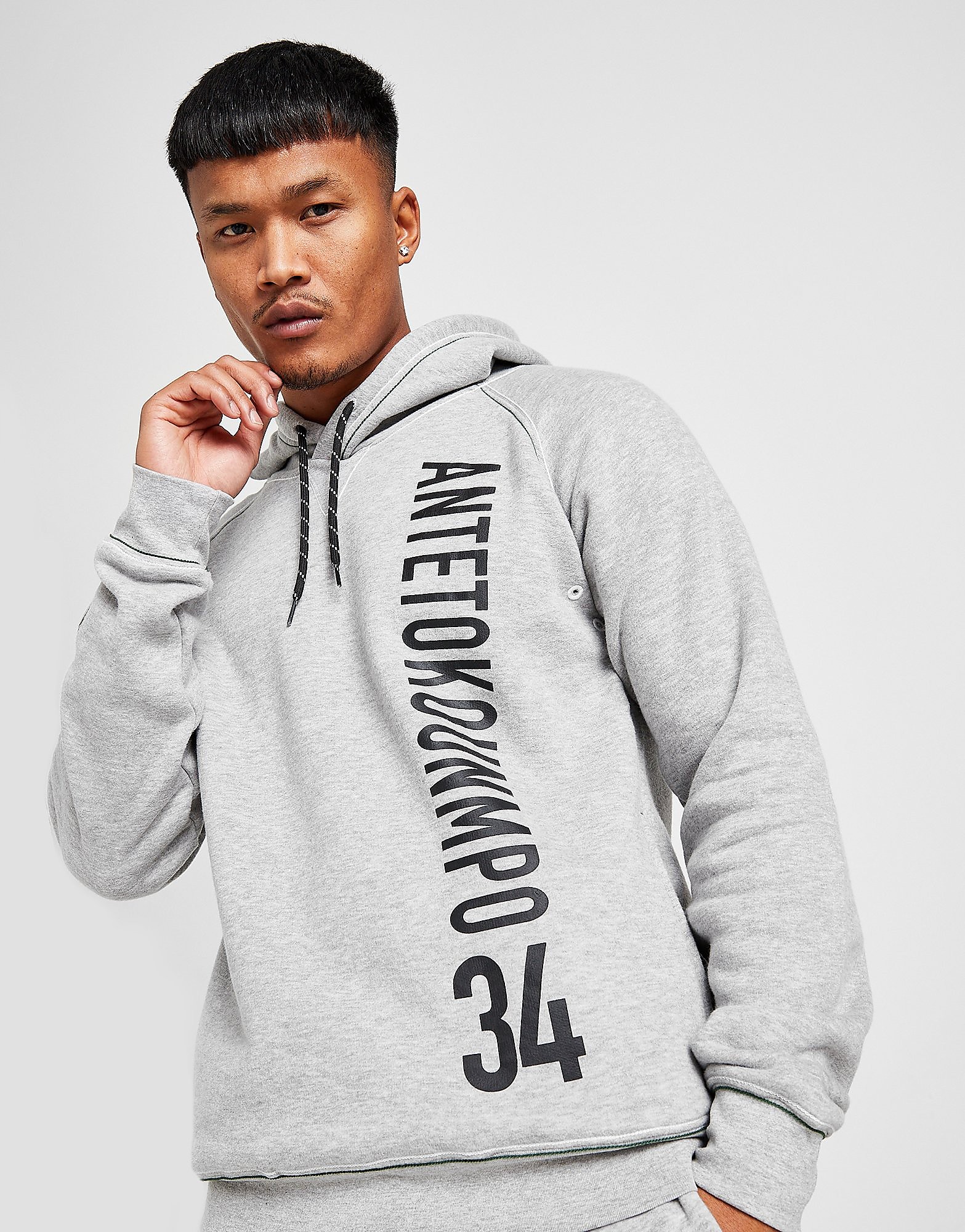 

Official Team NBA Milwaukee Bucks Giannis Hoodie - Grey - Mens, Grey