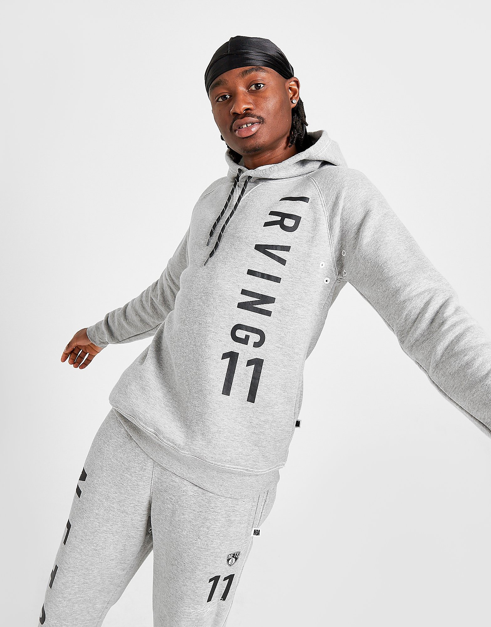 

Official Team NBA Brooklyn Nets Irving Hoodie - Grey - Mens, Grey