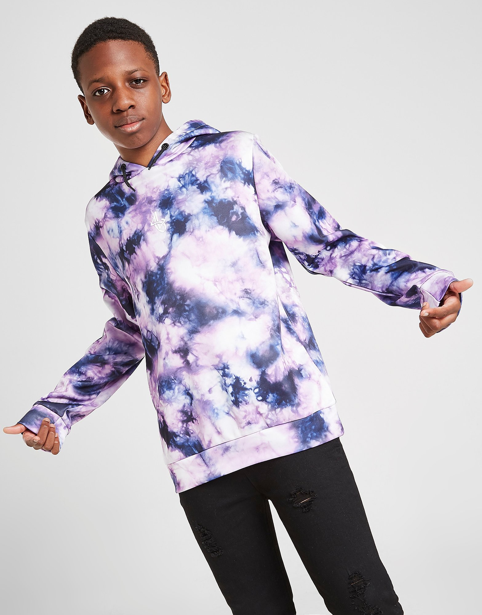 Sonneti Tie Dye Hoodie Junior - Purple - Kids, Purple