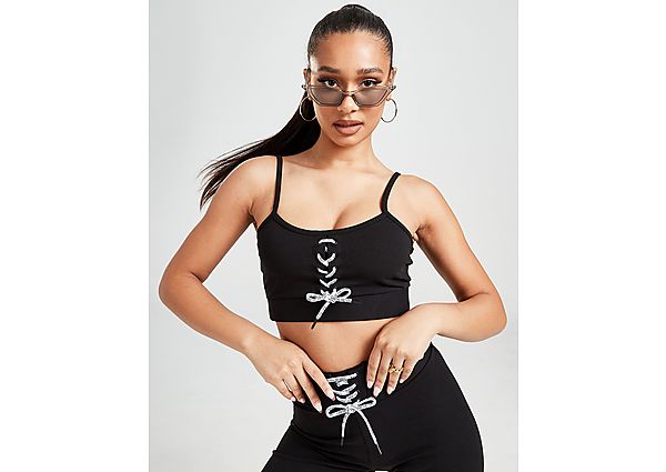 11 Degrees Top Lace Up Bralette Femme