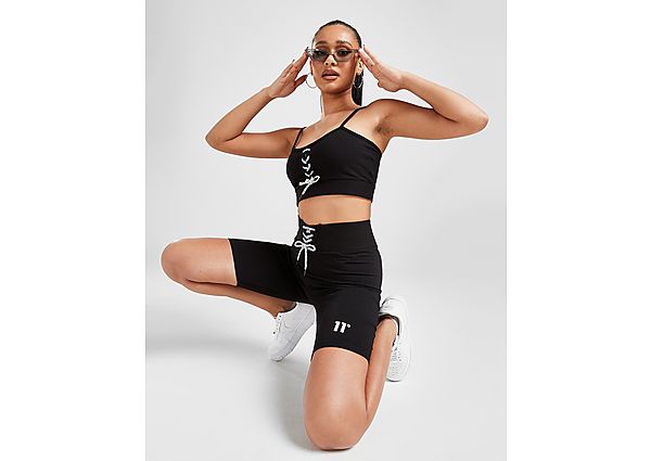 11 Degrees Short Cycliste à Lacets Femme