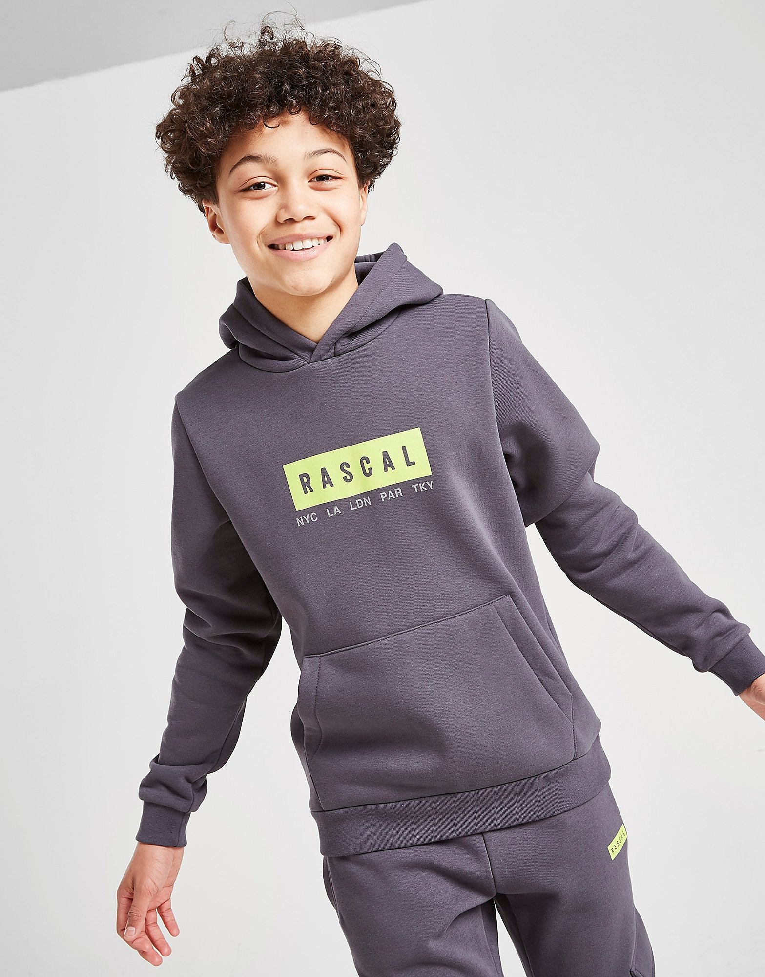 

Rascal Future Fleece Overhead Hoodie Junior - Grey - Kids, Grey