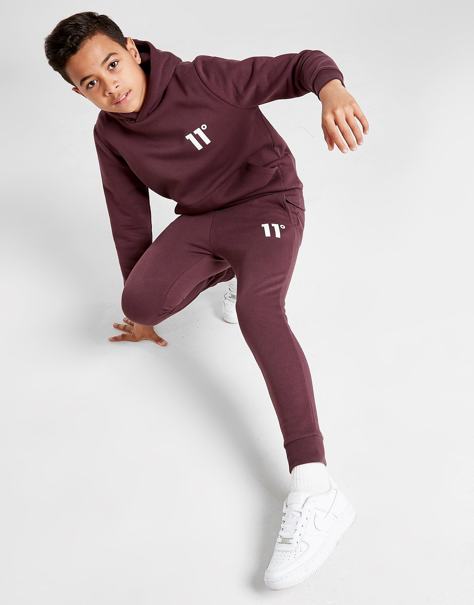 11 degrees core fleece joggers junior - only at jd - kids, punainen, 11 degrees