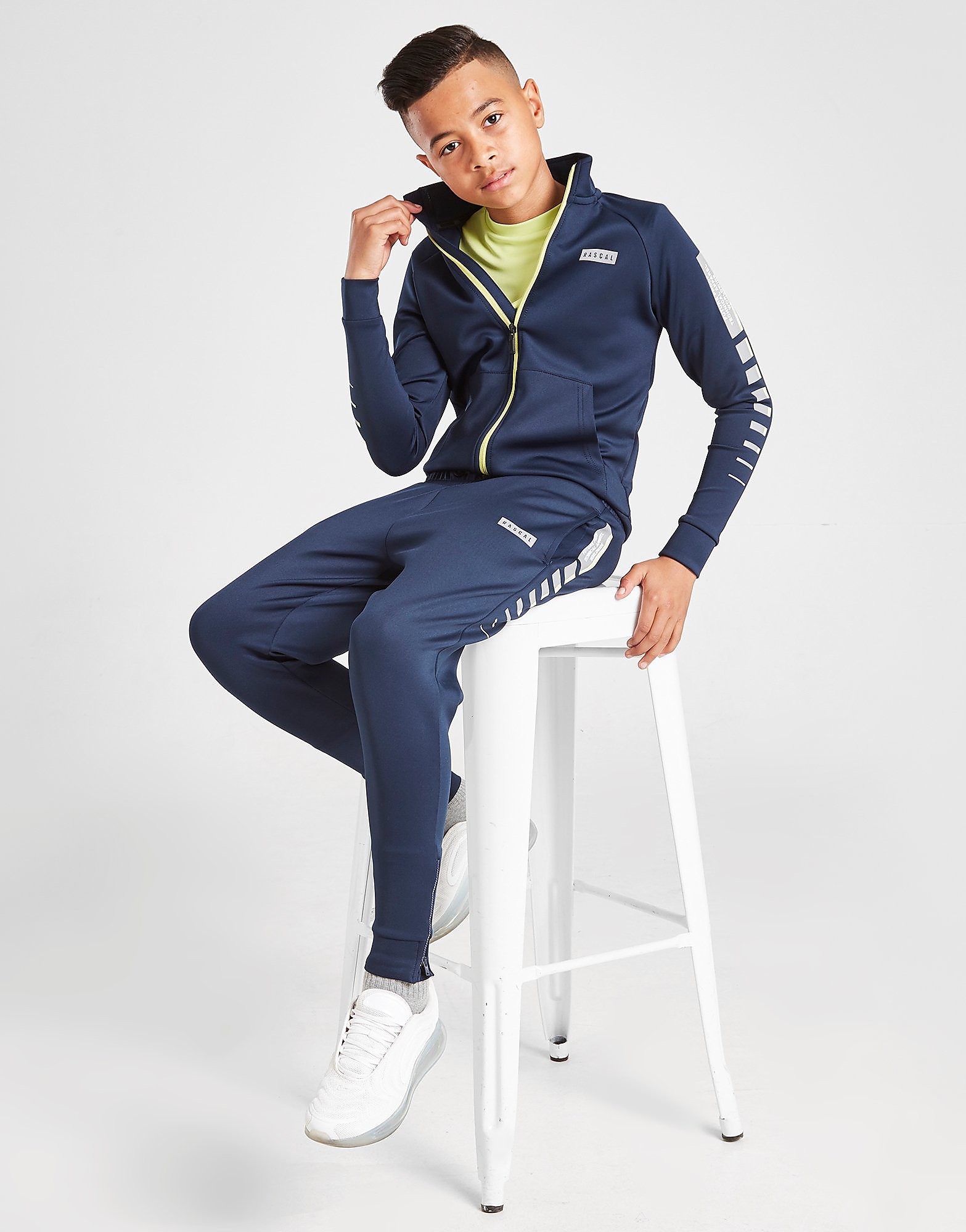 

Rascal Pop Linear Poly Track Top Junior - Blue - Kids, Blue