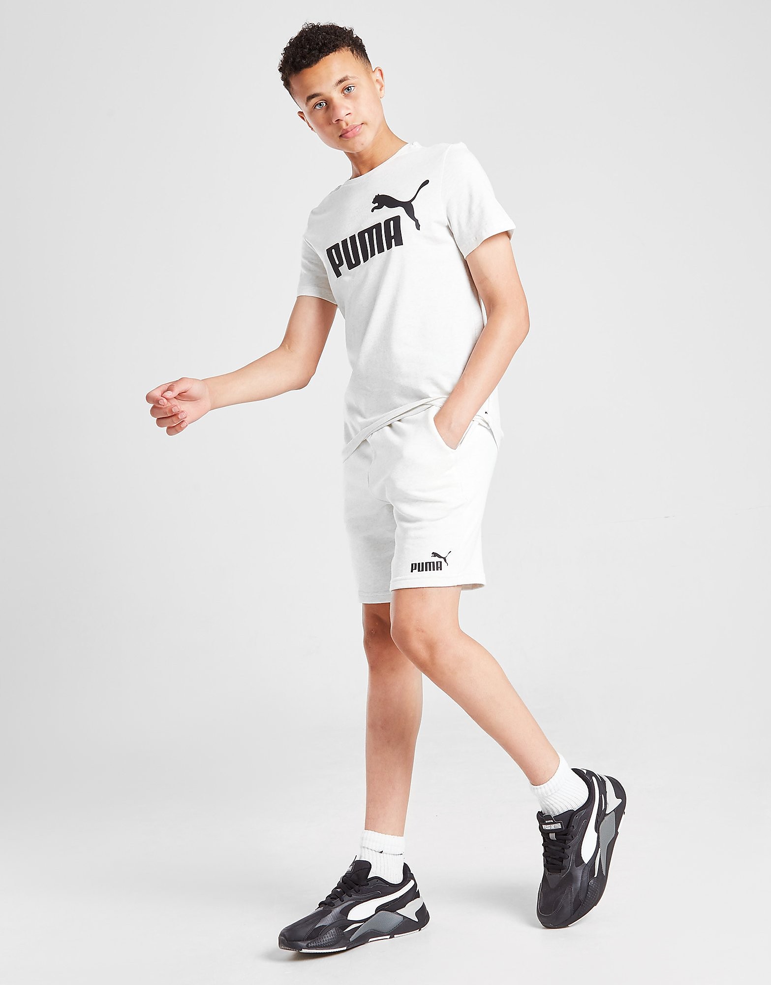 

Puma Core Logo Shorts Junior - White - Kids, White