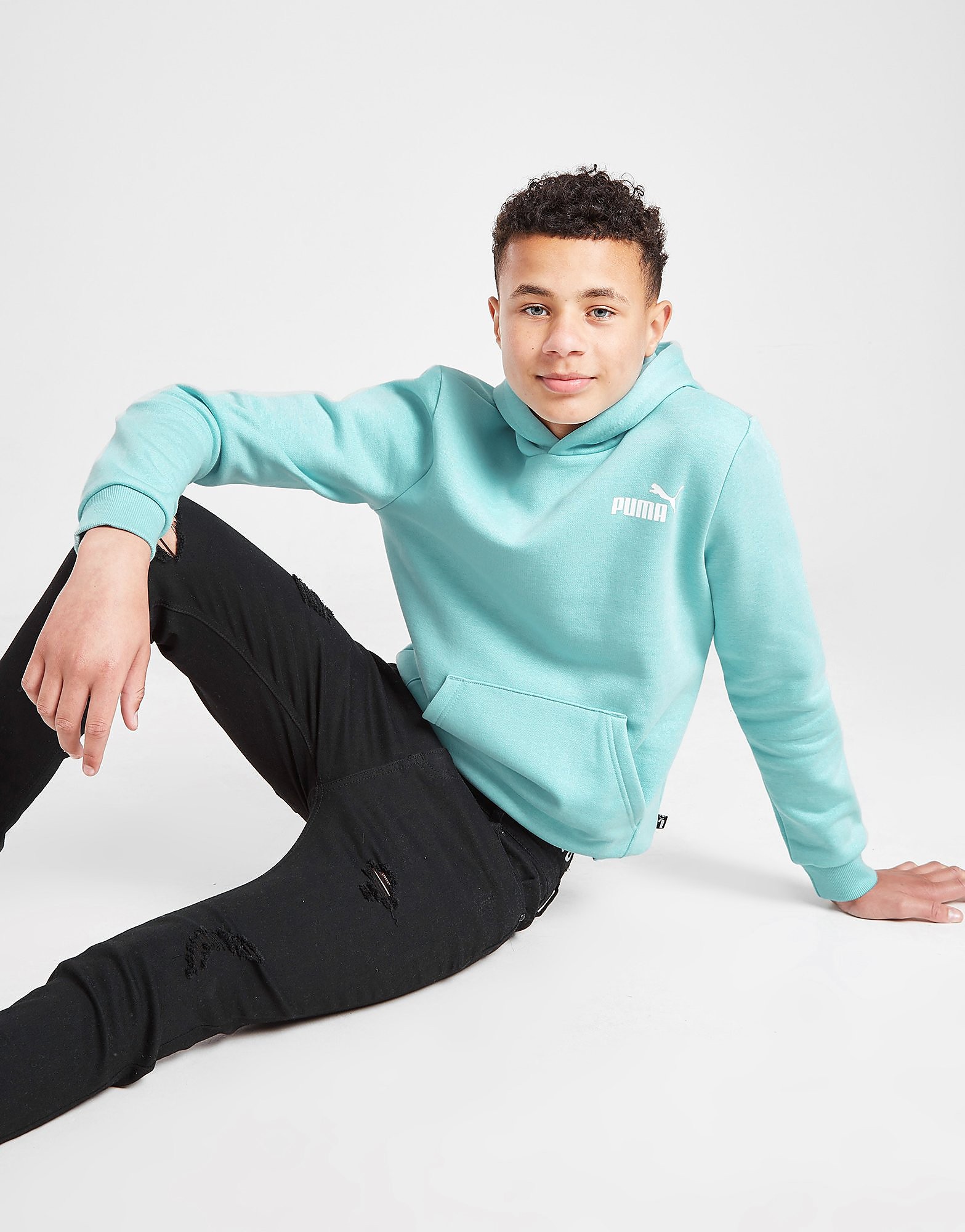 

Puma Small Logo Hoodie Junior - Blue - Kids, Blue