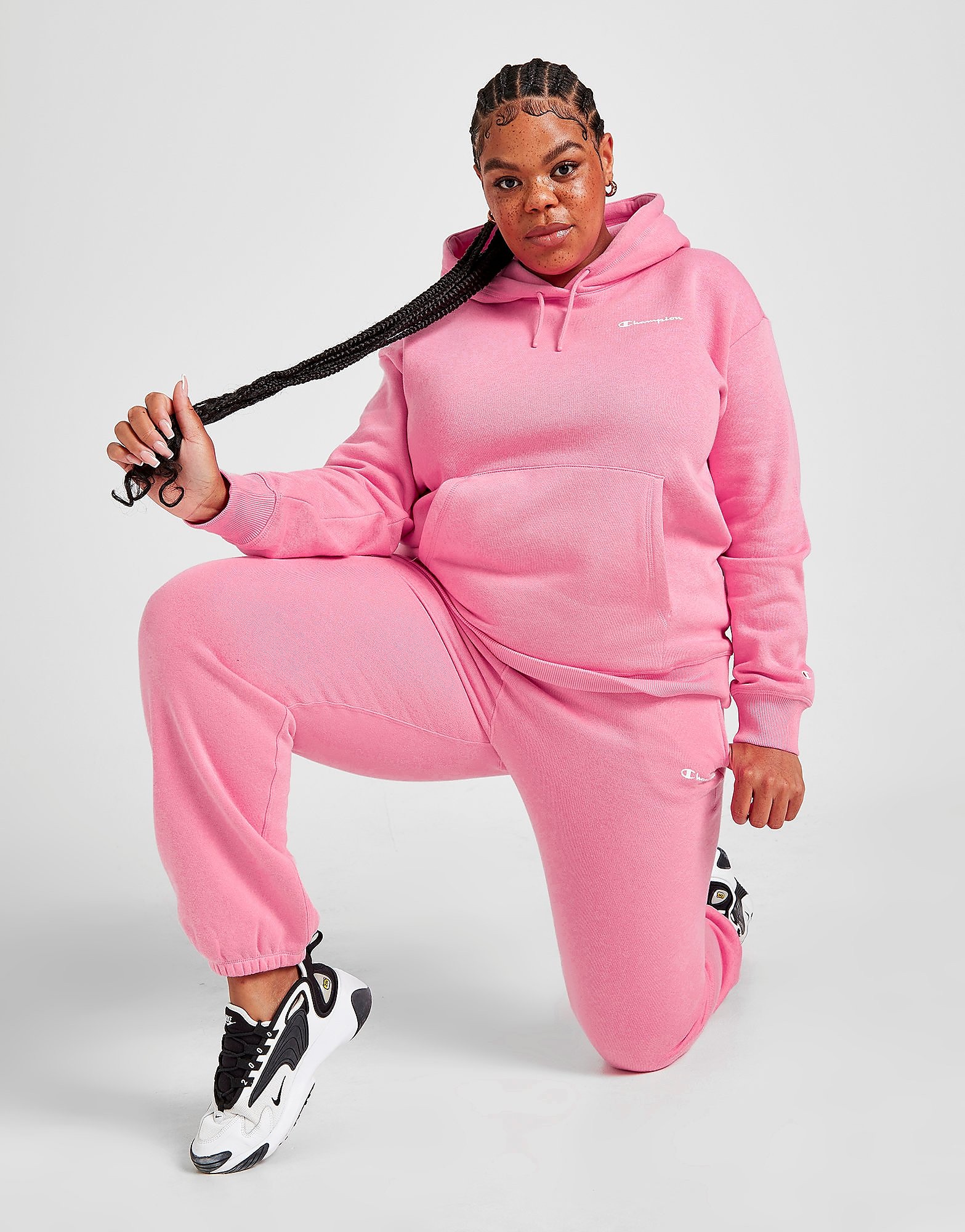 

Champion Core Plus Size Logo Joggers - Only at JD - Pink - Womens, Pink