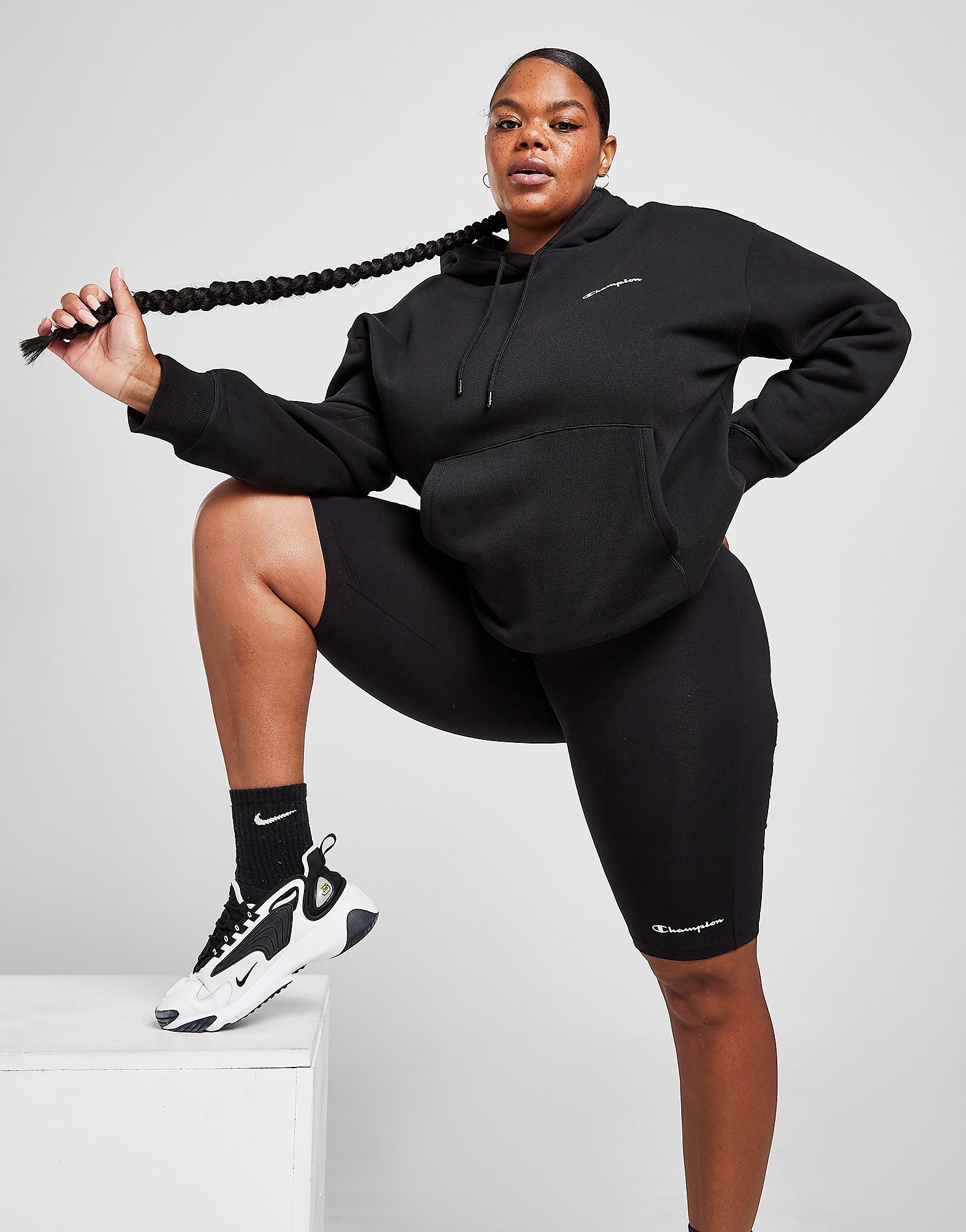 

Champion Plus Size Cycle Shorts - Only at JD - Black - Womens, Black